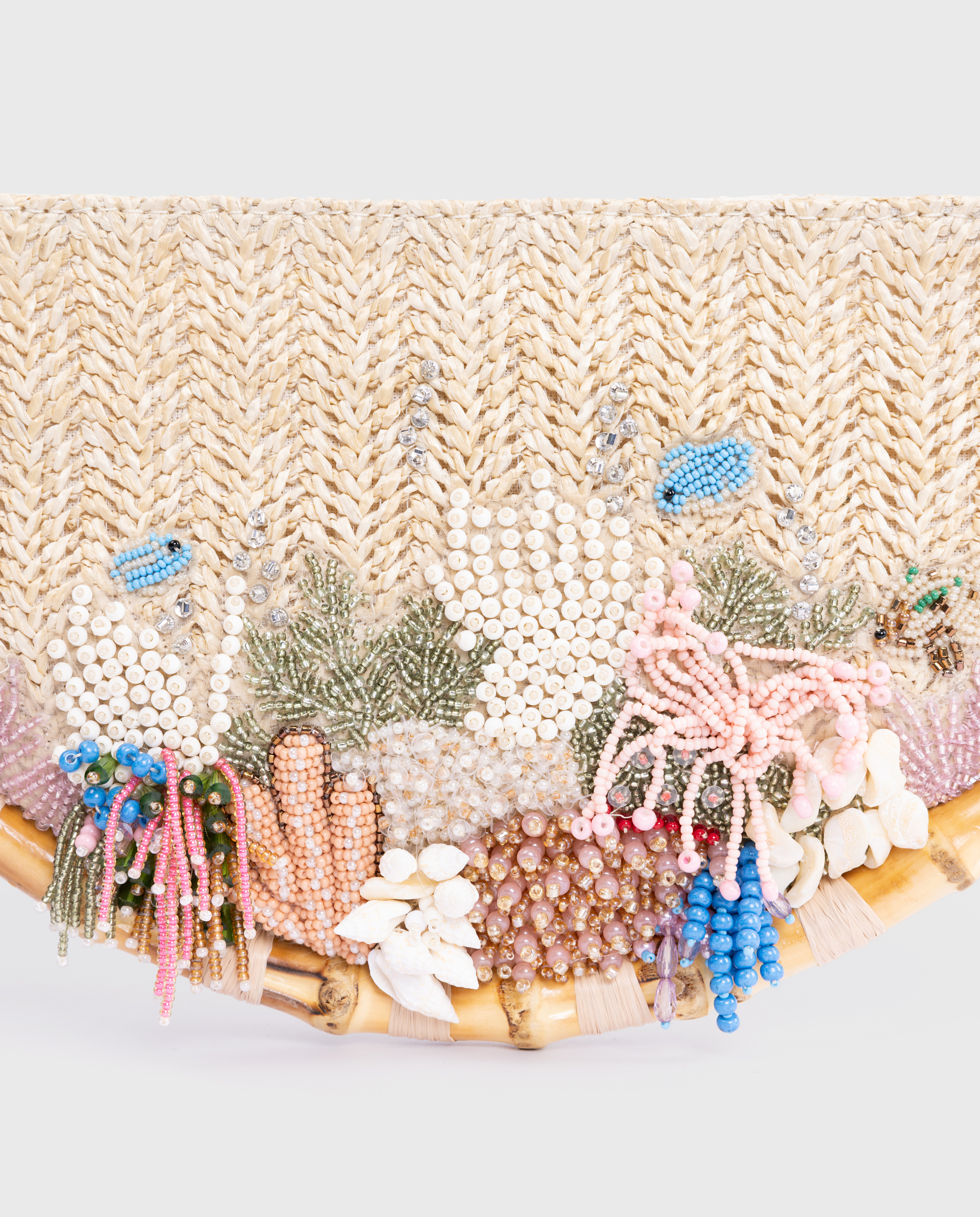 Embroidered Bamboo Eternity Bag