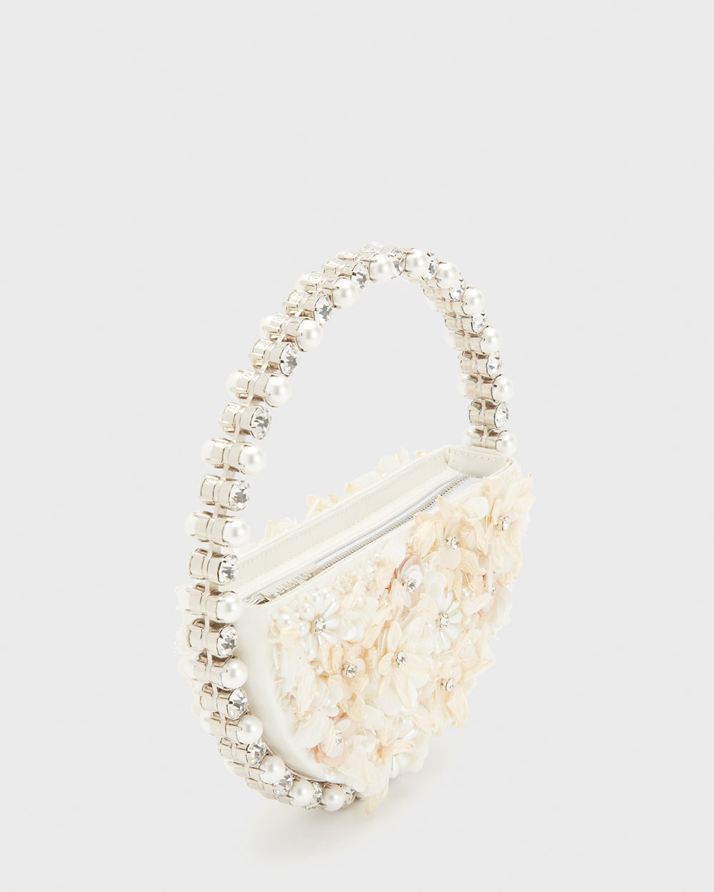 Floral Pearlescent Eternity Clutch
