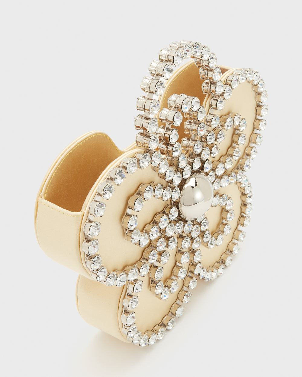 Pale Yellow Flower Eternity Clutch