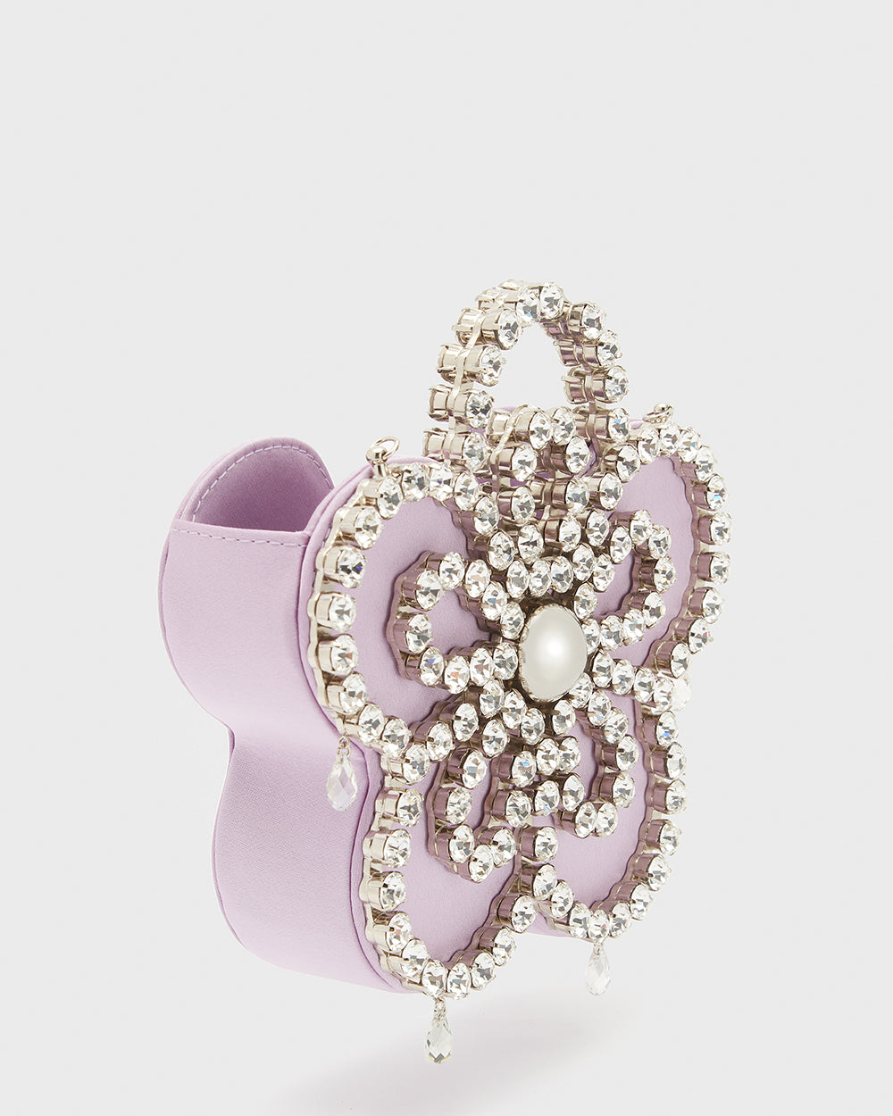 Lilac Mini Flower Clutch