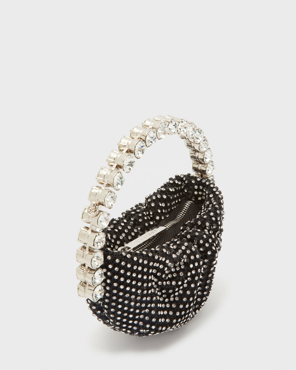 Crystal Mesh Micro Eternity Clutch