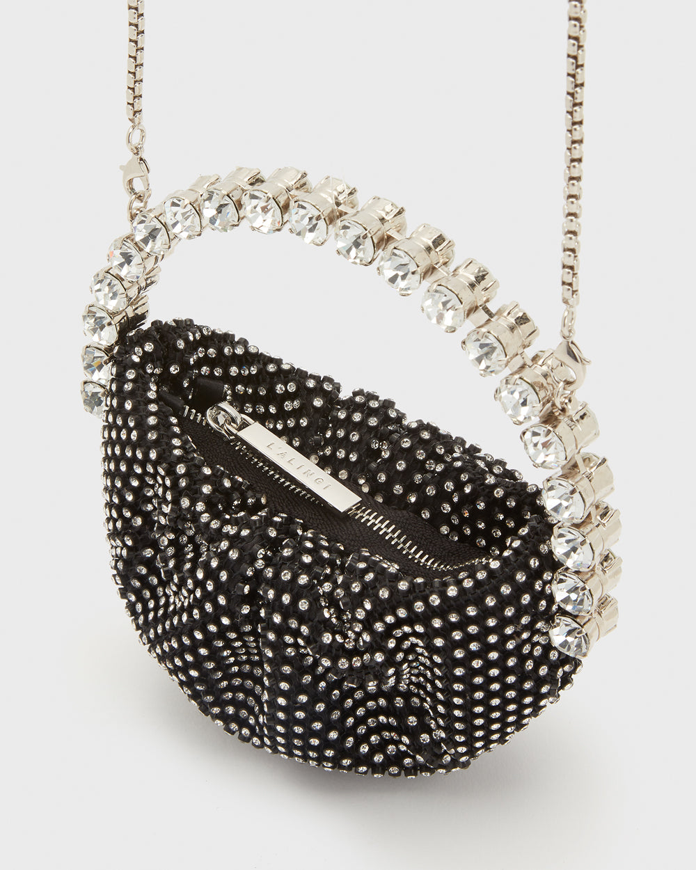 Crystal Mesh Micro Eternity Clutch