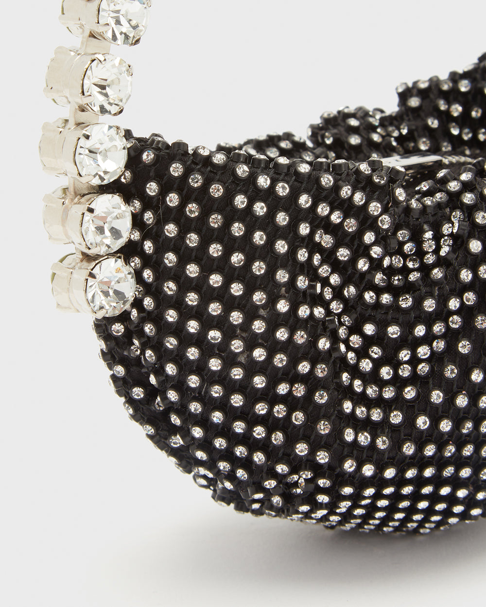 Crystal Mesh Micro Eternity Clutch