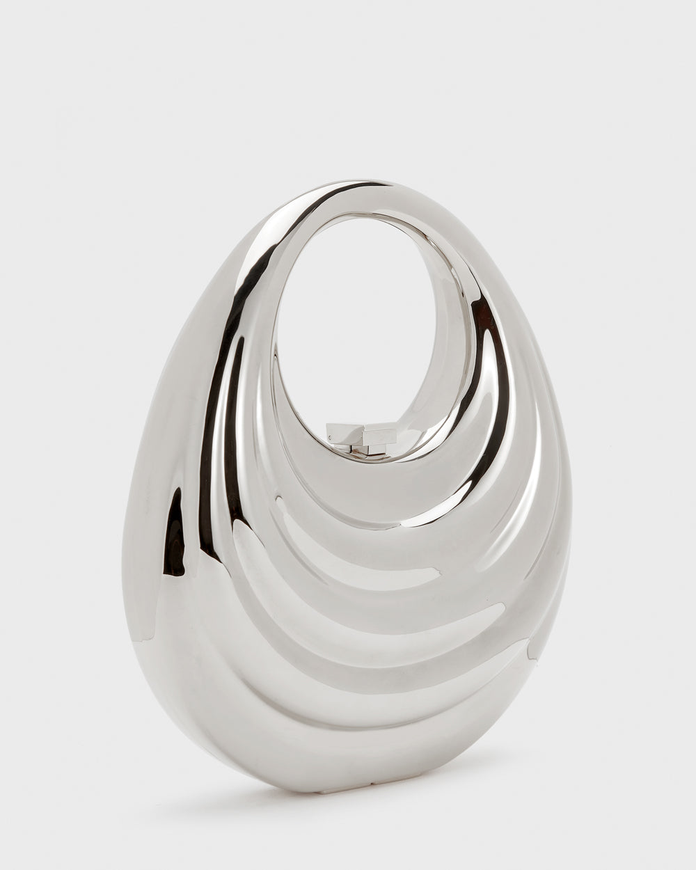 Silver Plated Metal Meleni Bag