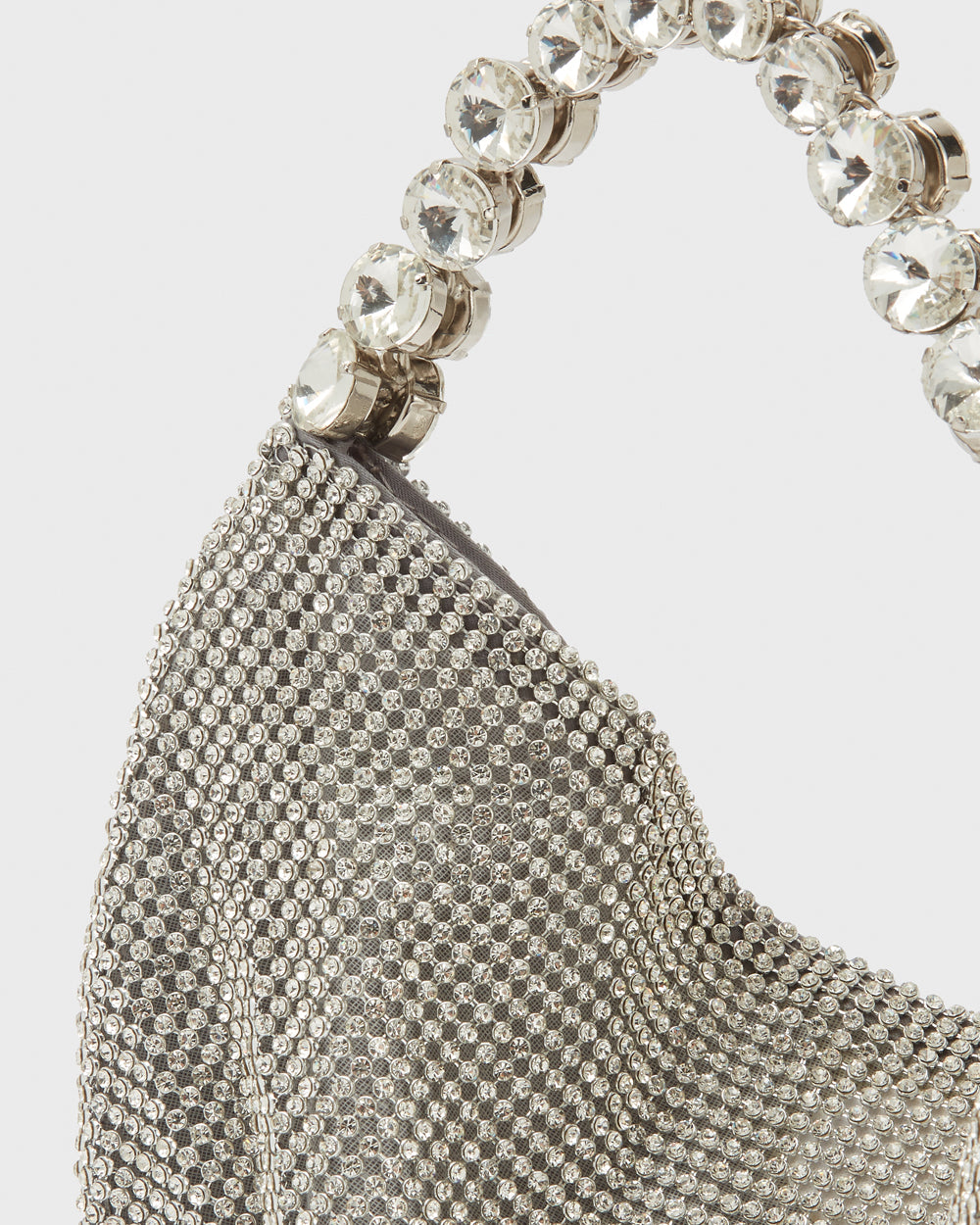 Silver Chainmail Hobo Bag