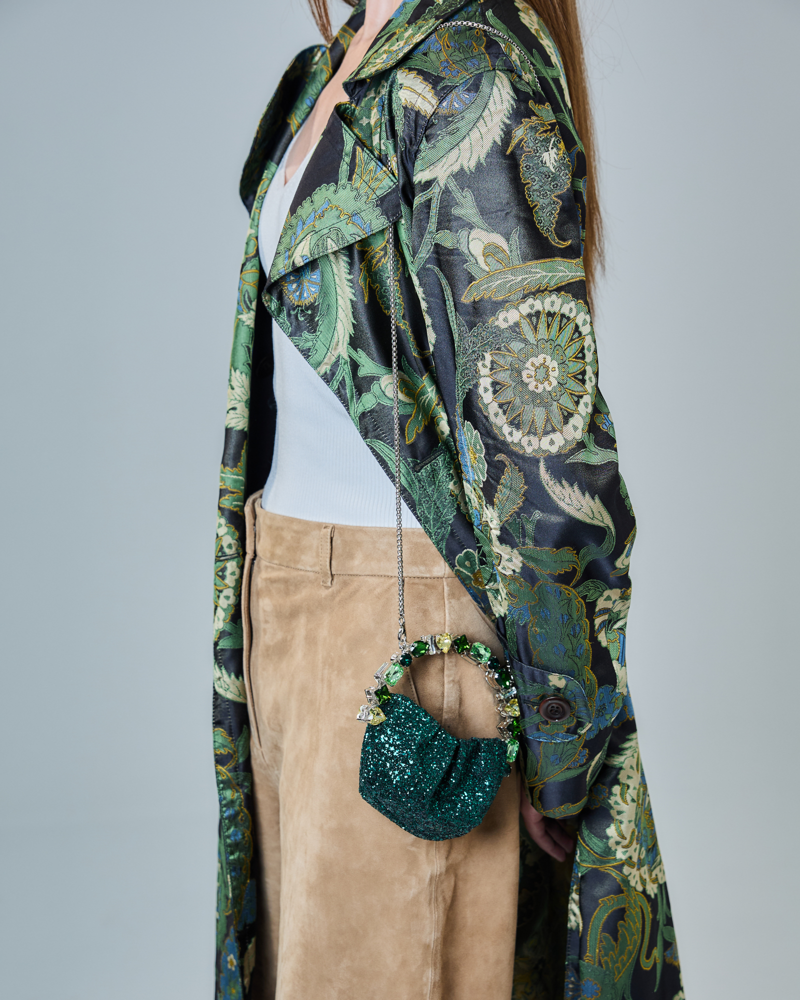 Emerald Micro Taliya Eternity Clutch