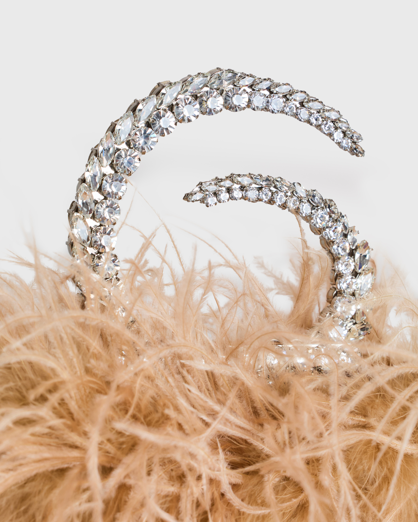 Nude Karma Feather Pouch