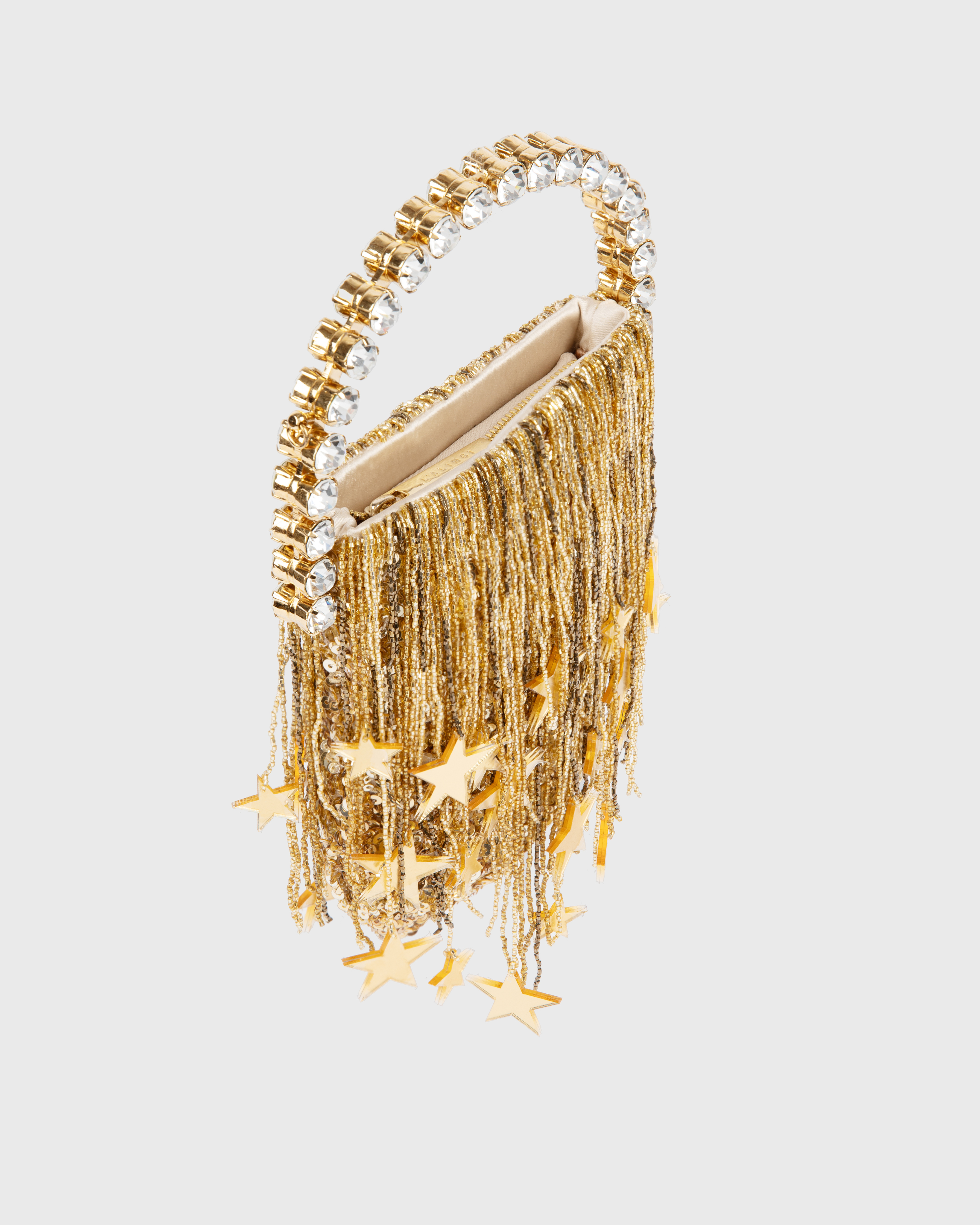 Gold Stars Micro Fringe Eternity Pouch