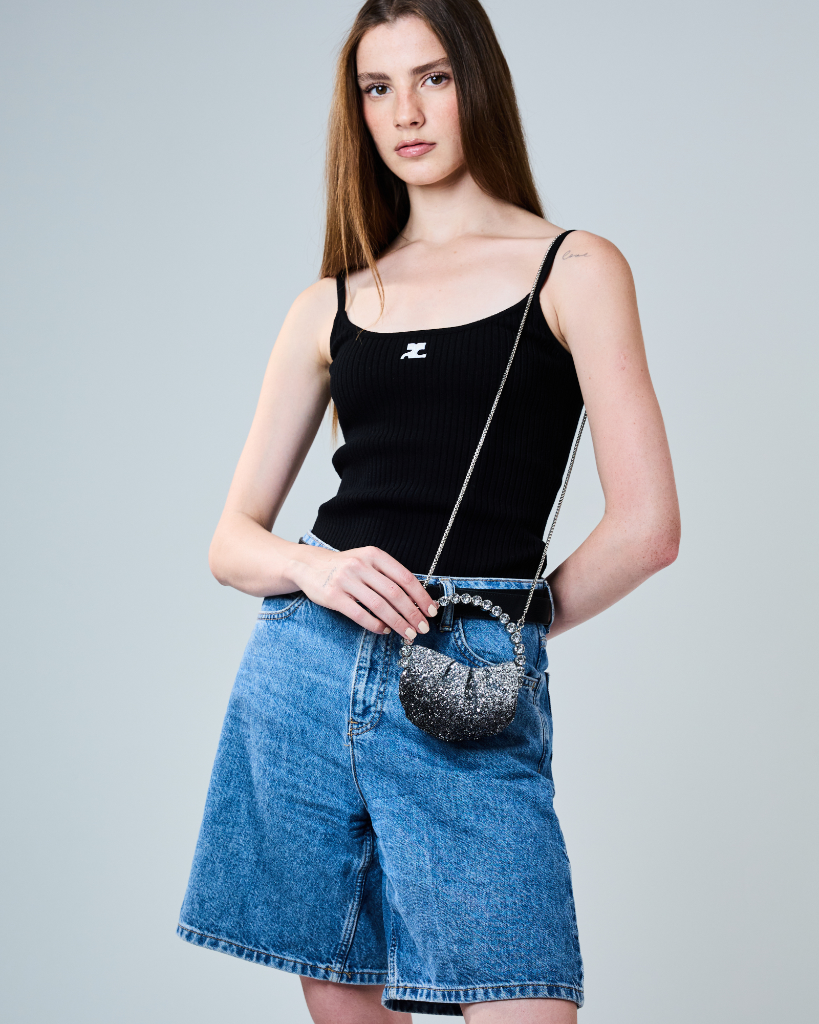 Black Ombre Micro Eternity Clutch