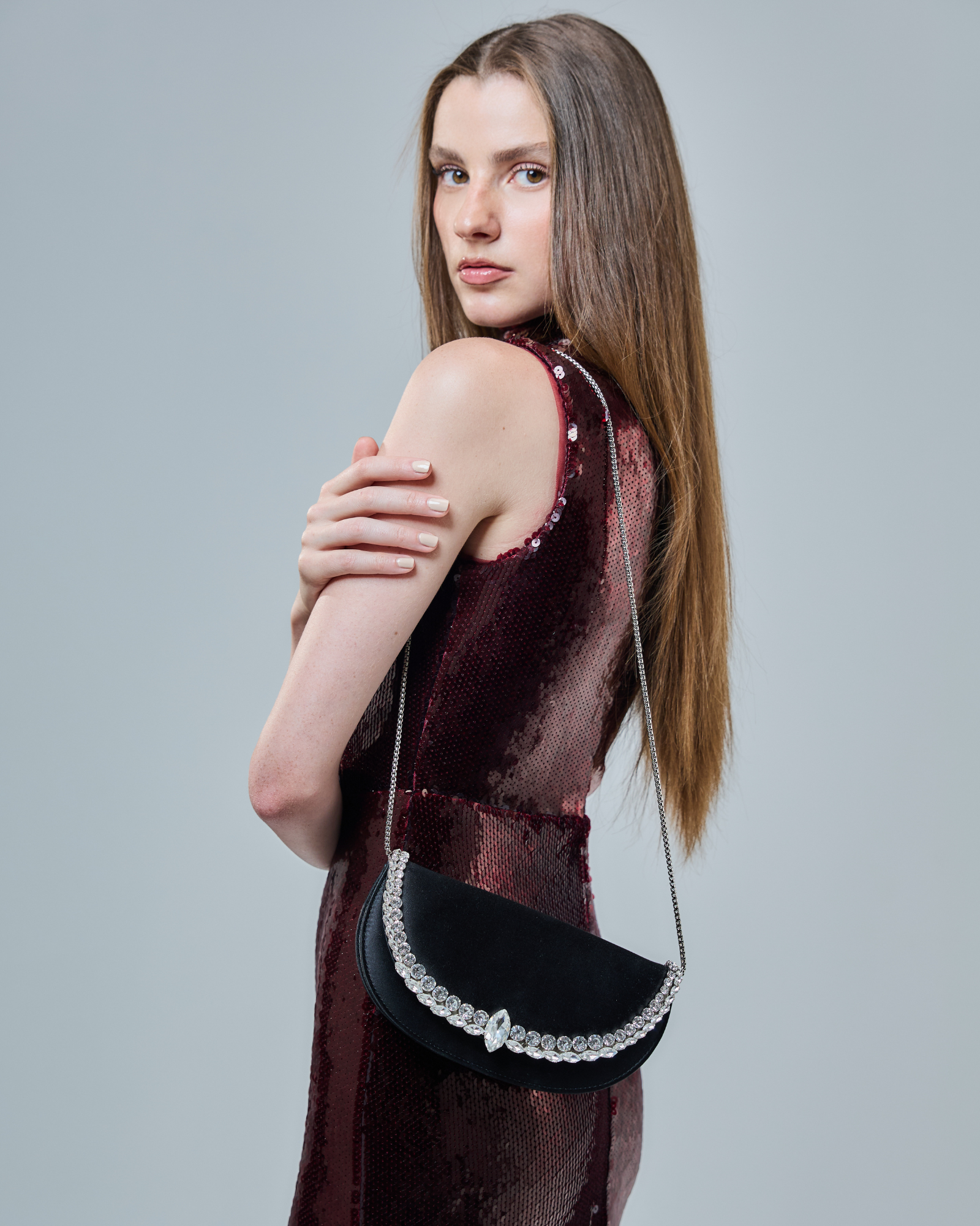 Black Riviera Clutch