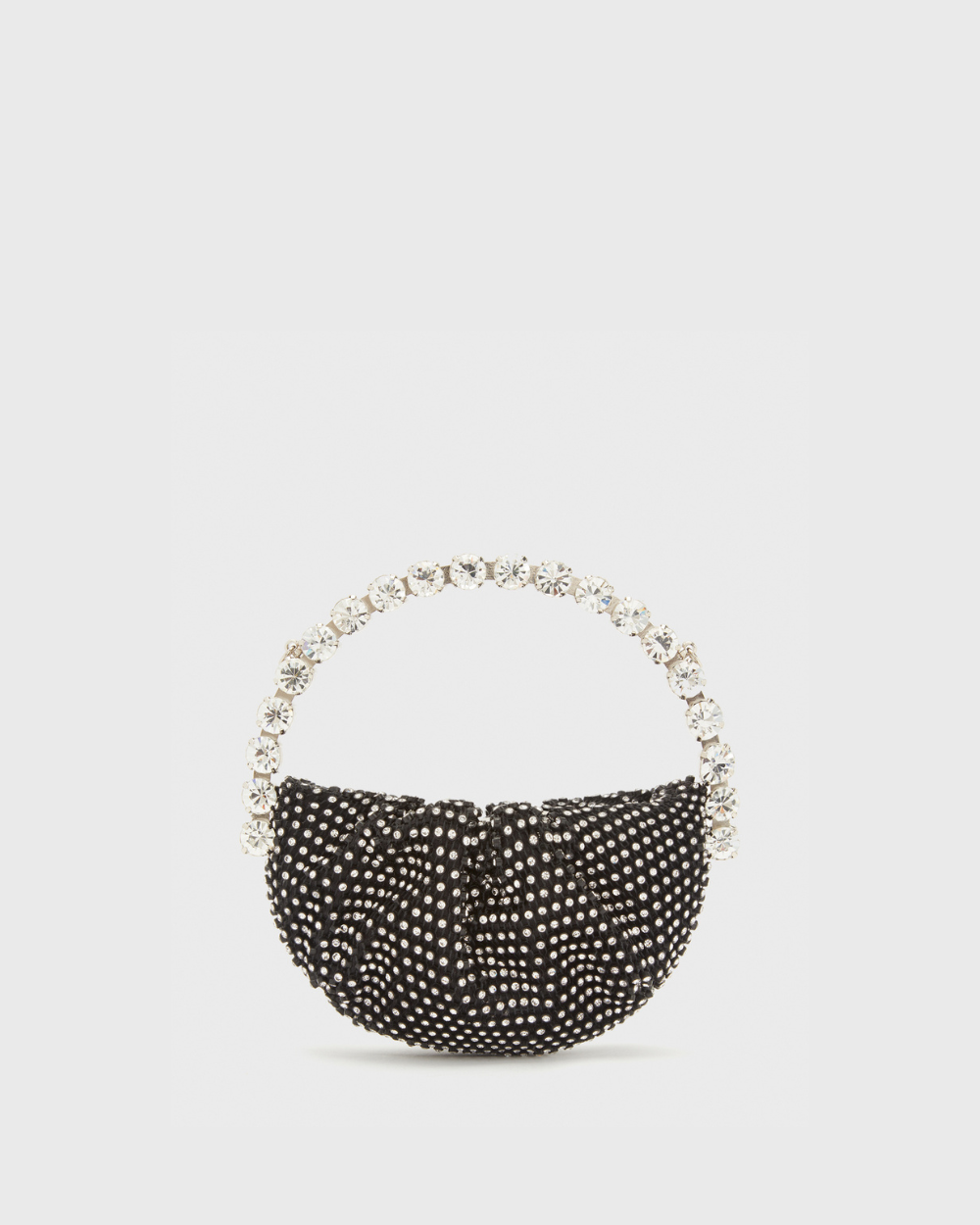 Crystal Mesh Micro Eternity Clutch