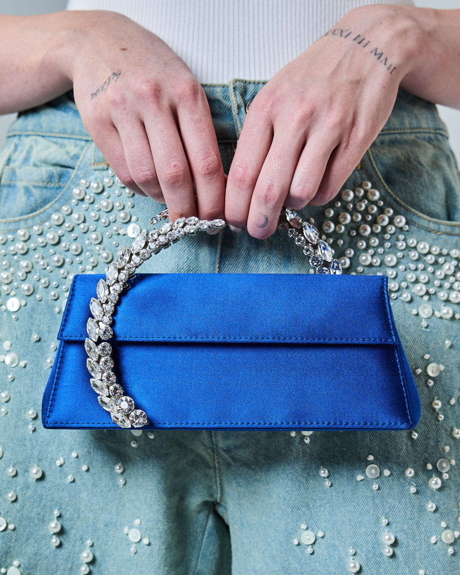 Electric Blue Karma Clutch