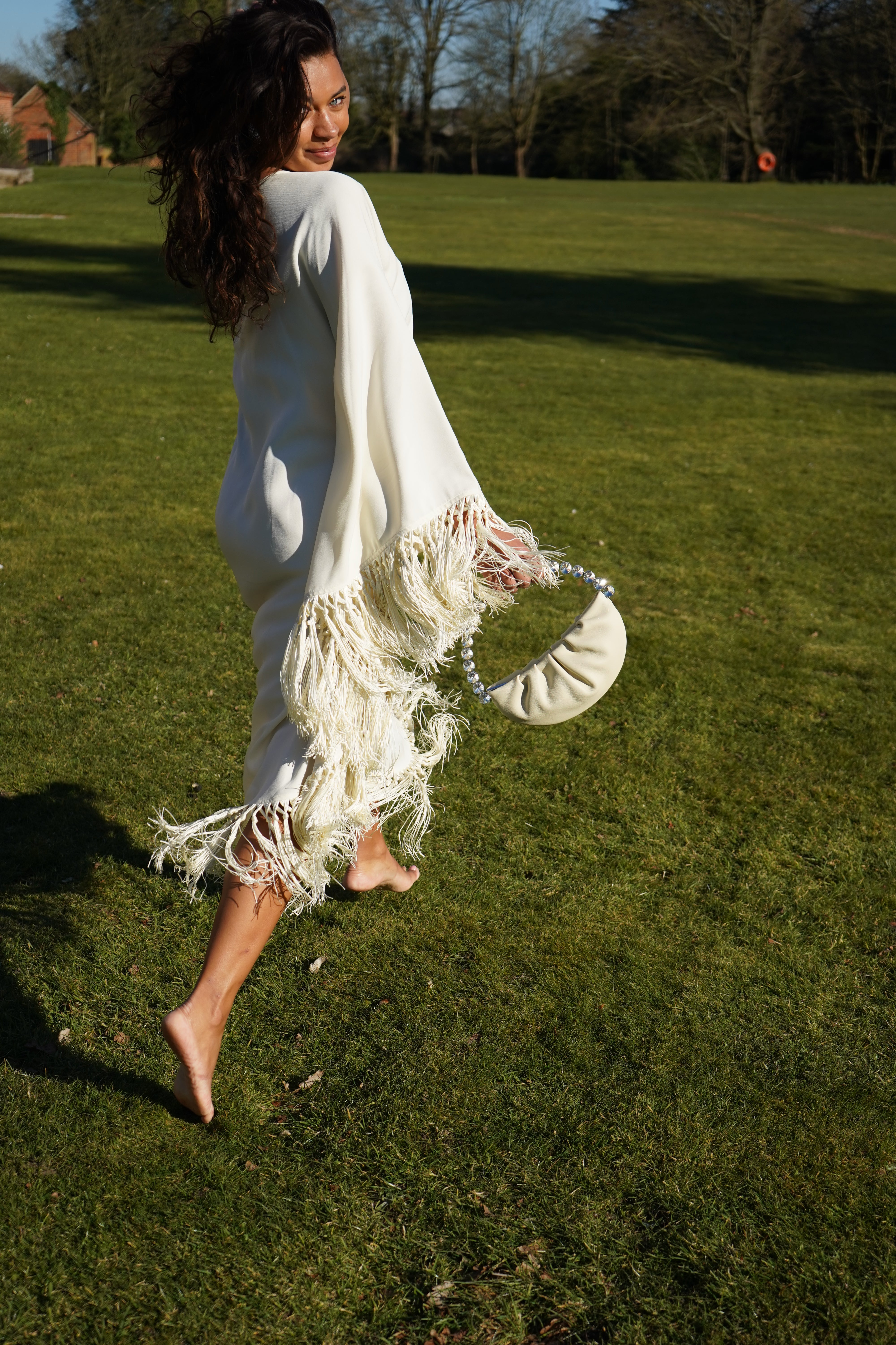 White Moon Pouch
