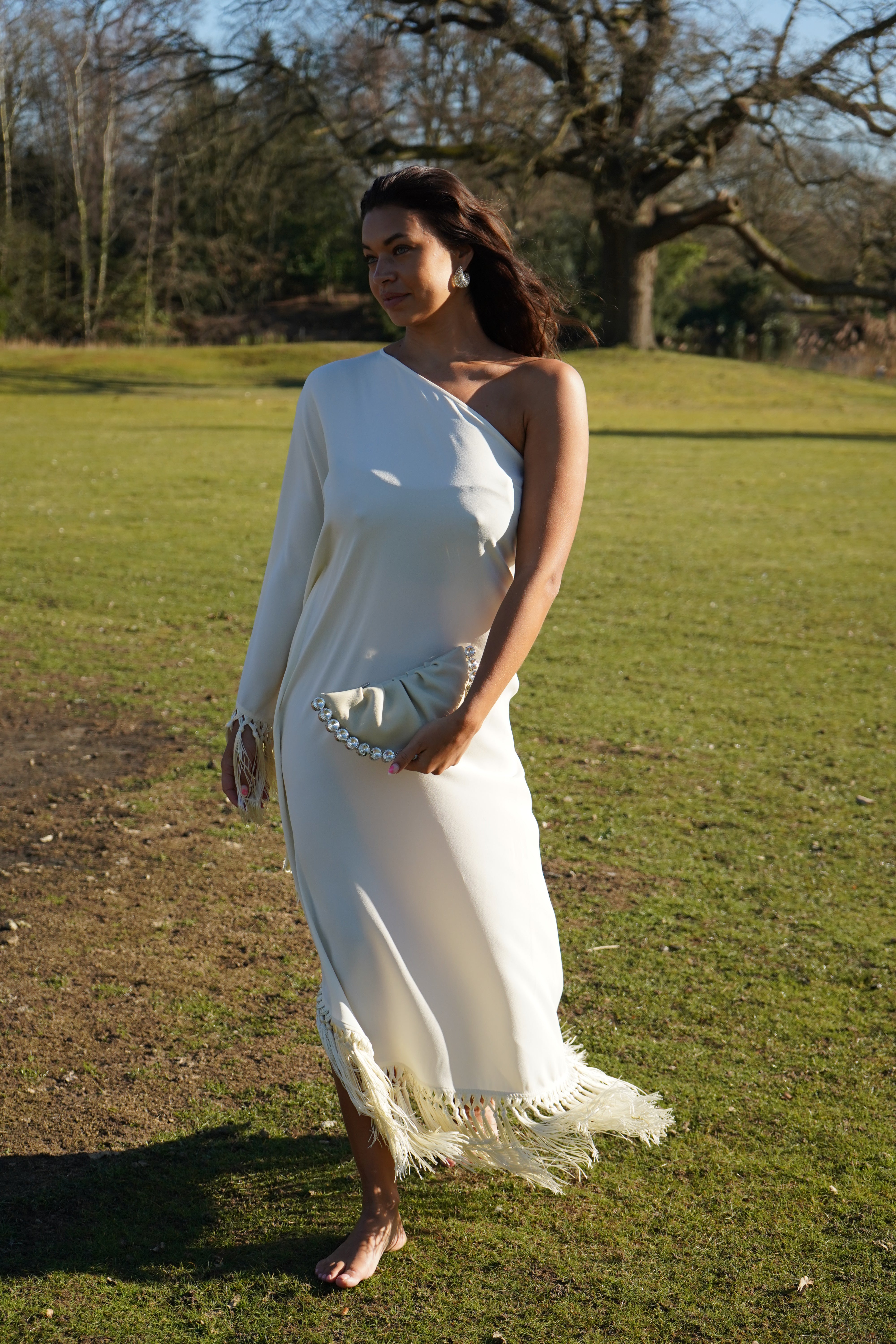 White Moon Pouch