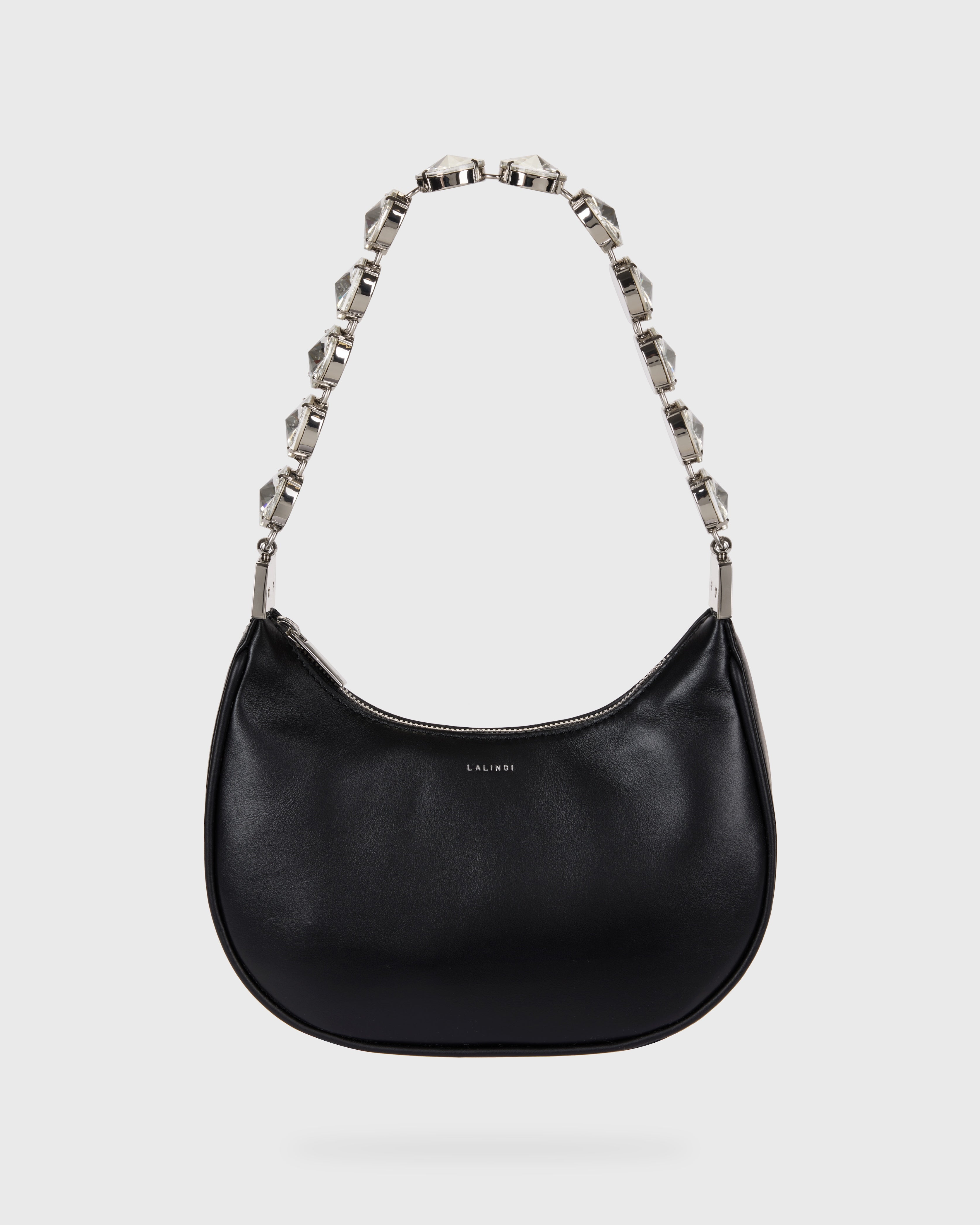Black Leather Mimi Bag