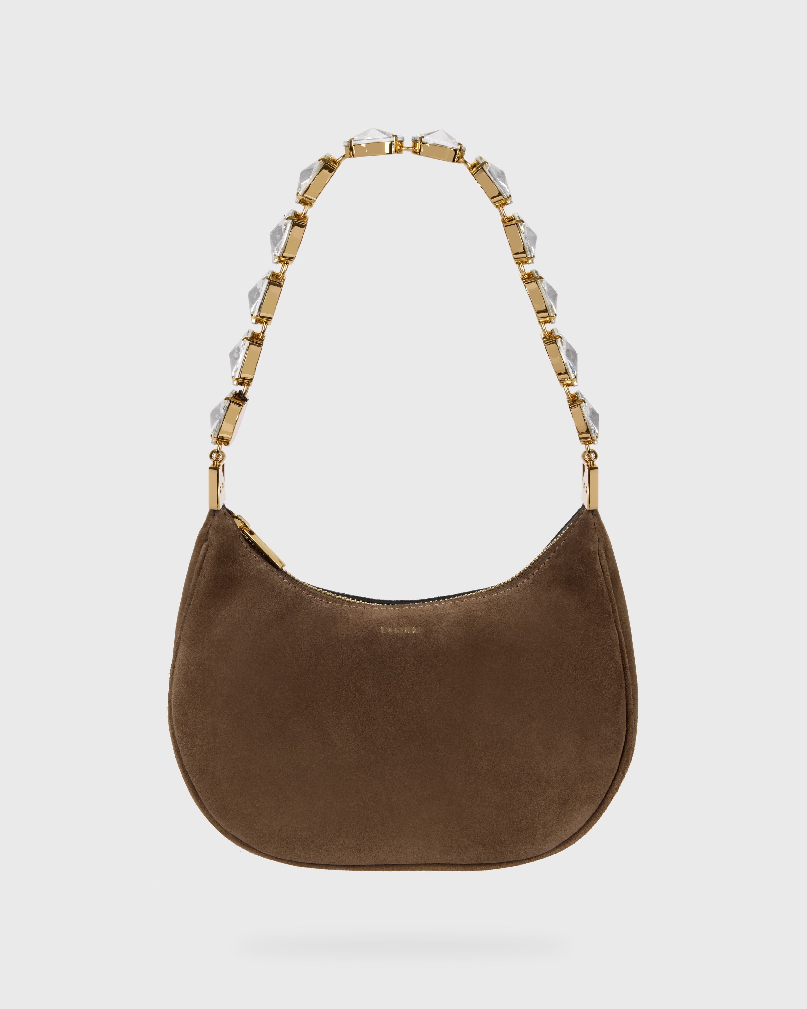 Brown Suede Mimi Bag