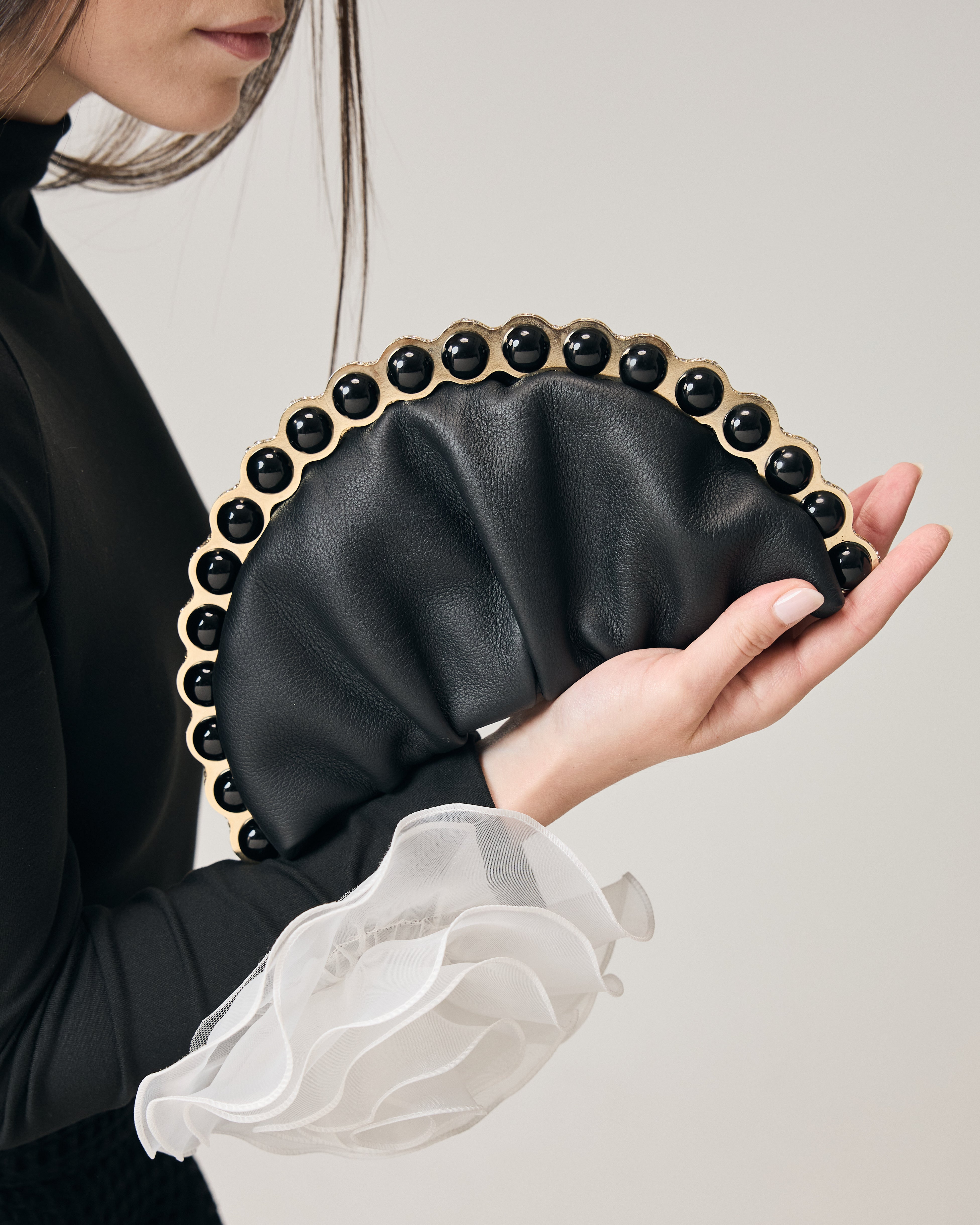 Black Atom Moon Pouch
