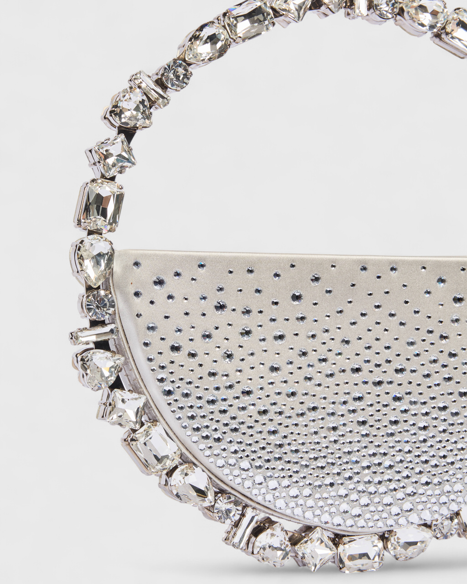 Silver Hotfix Taliya Eternity Clutch