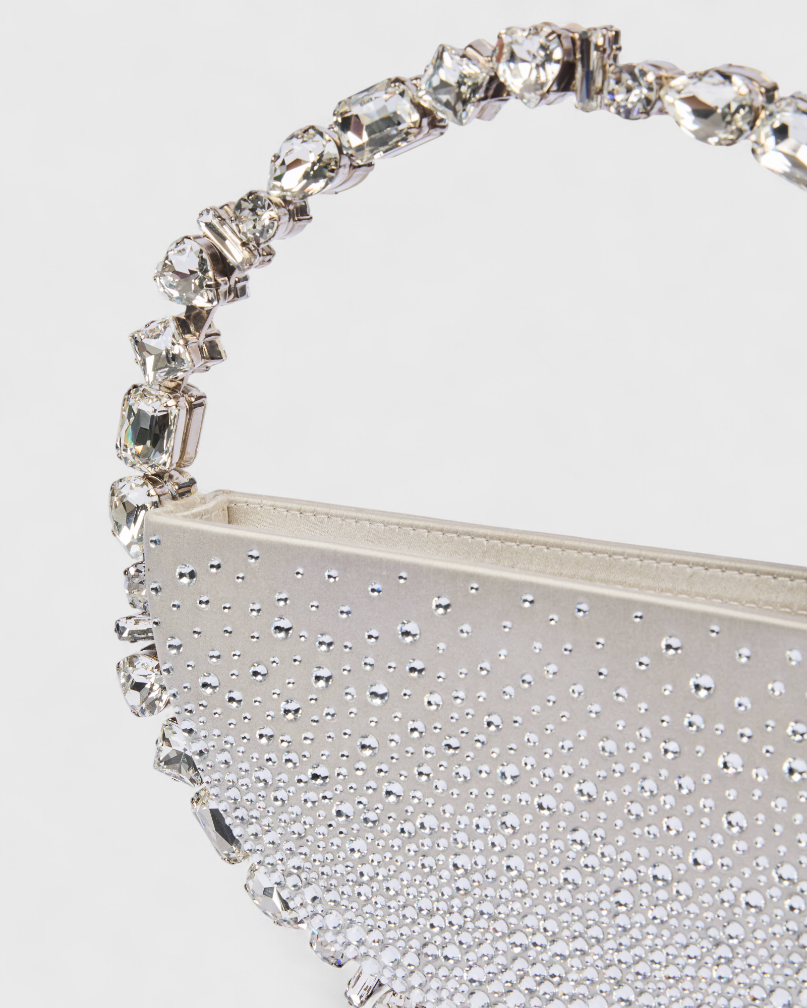 Silver Hotfix Taliya Eternity Clutch