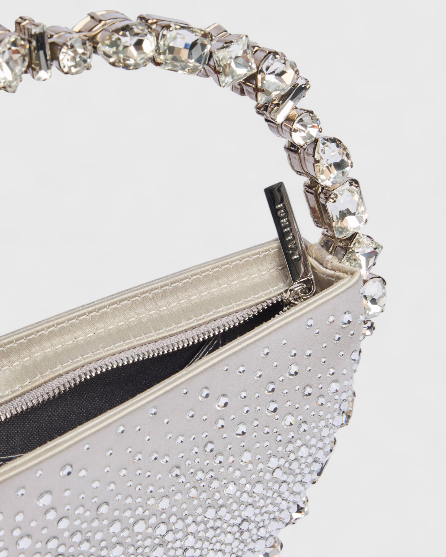 Silver Hotfix Taliya Eternity Clutch