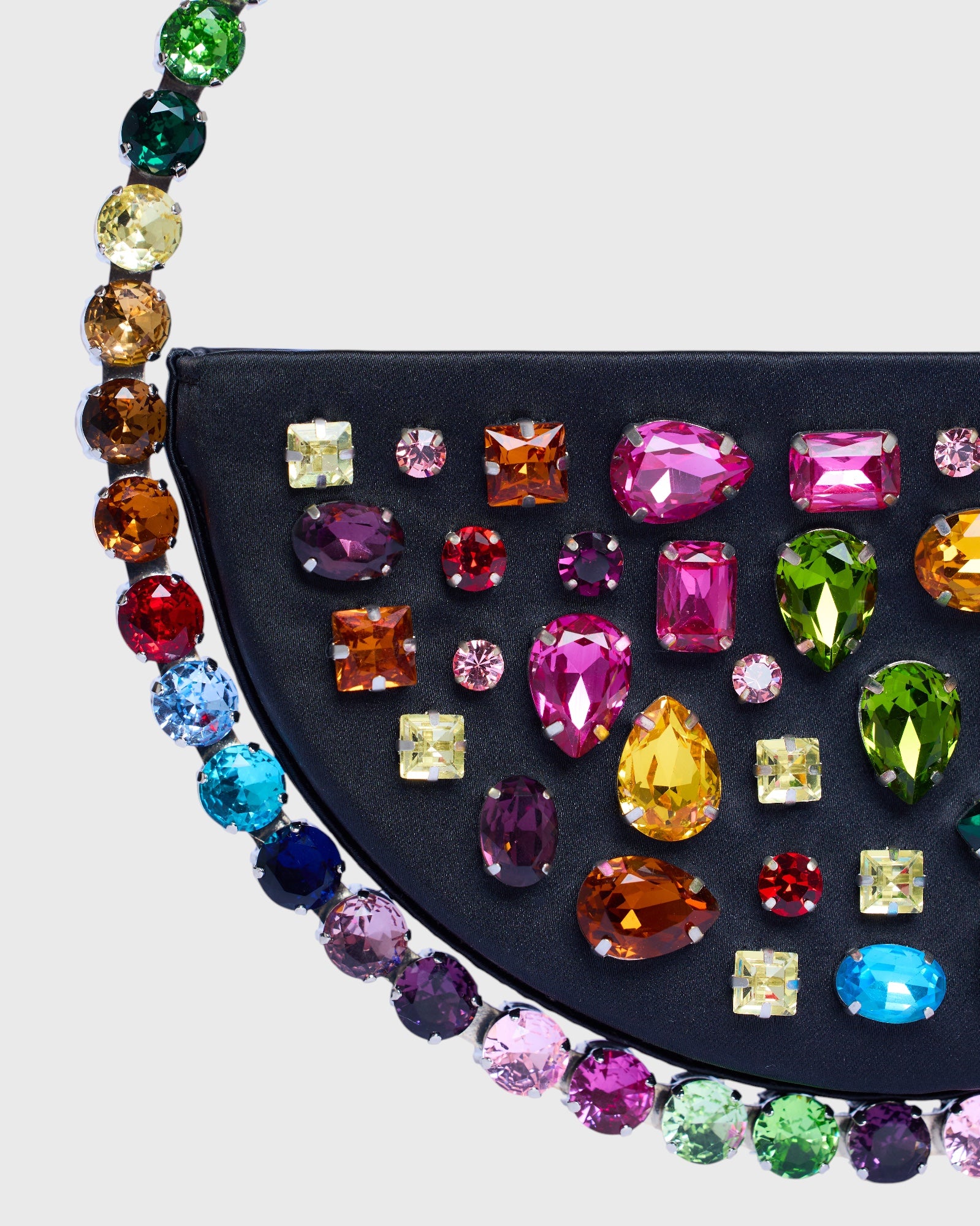 Rainbow Stones Eternity Clutch