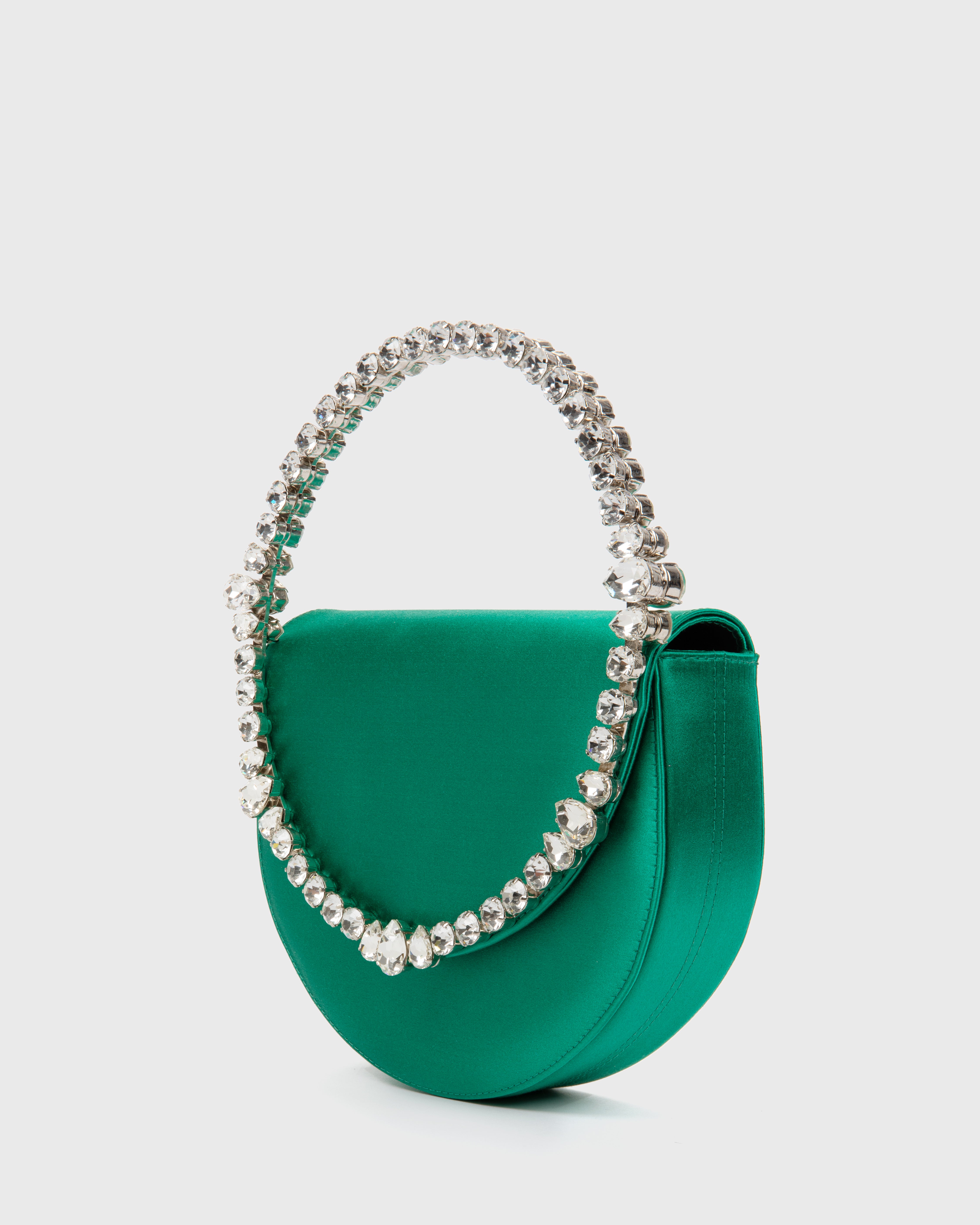 Emerald Lily Clutch