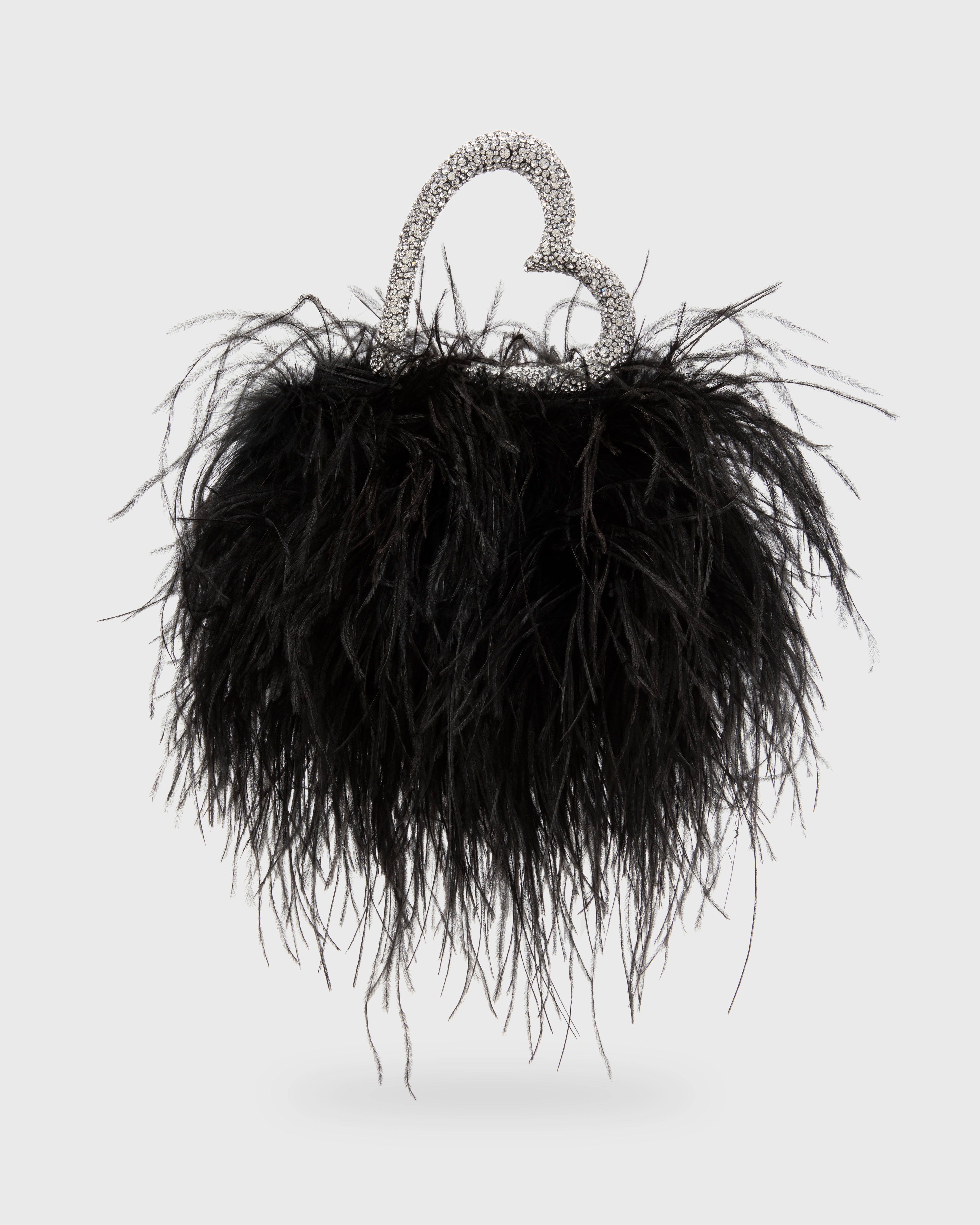 Black Love Feather Pouch