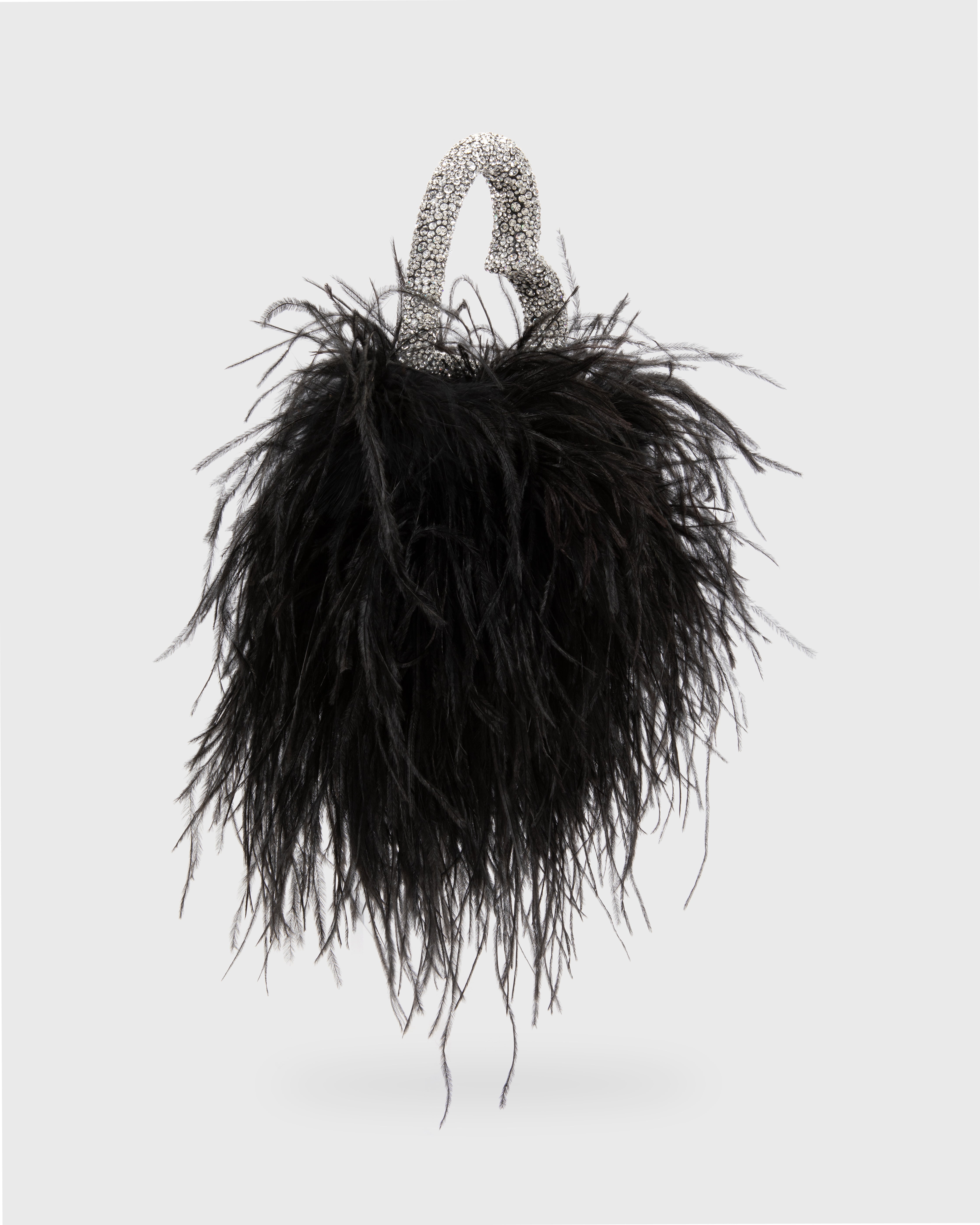 Black Love Feather Pouch