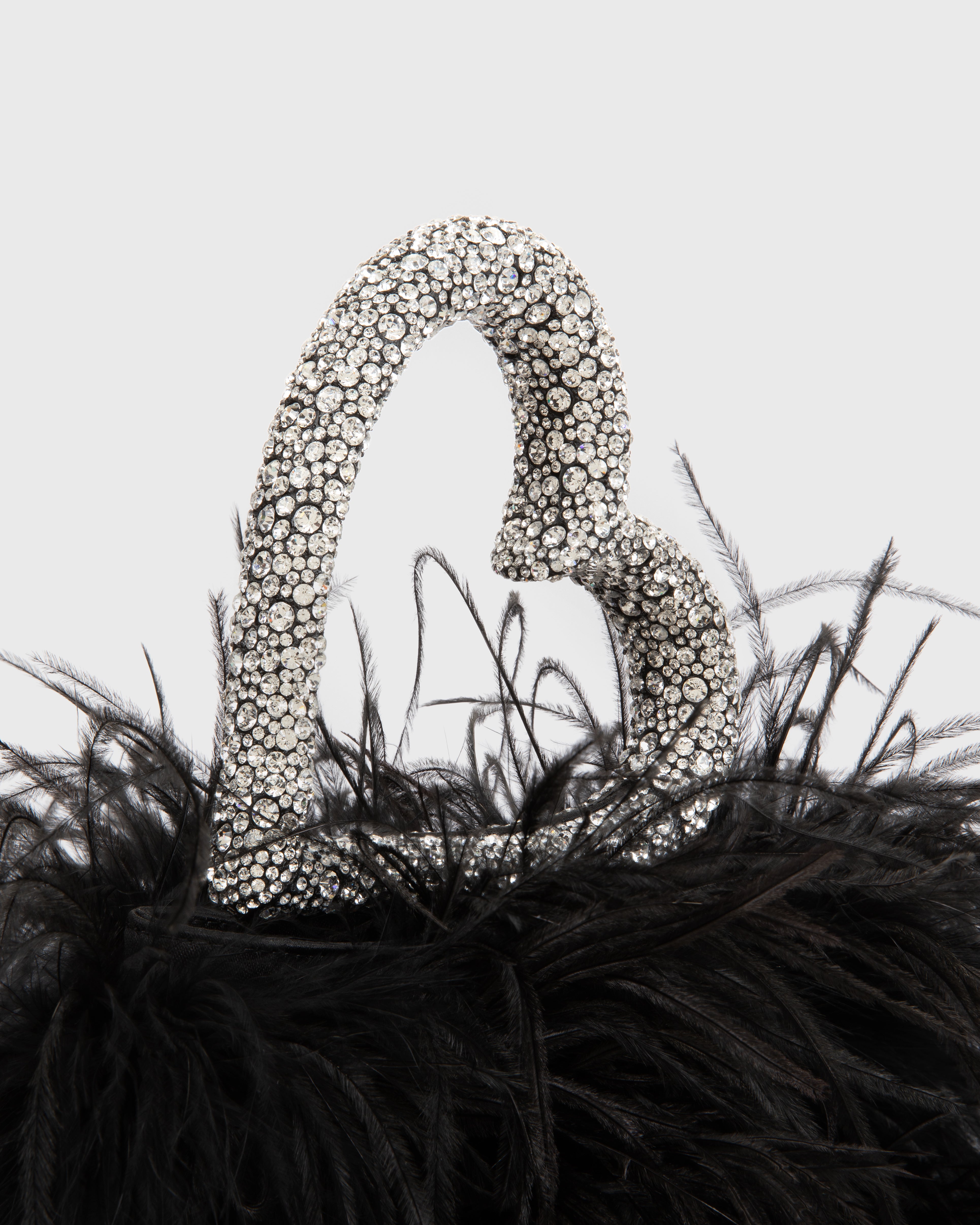 Black Love Feather Pouch