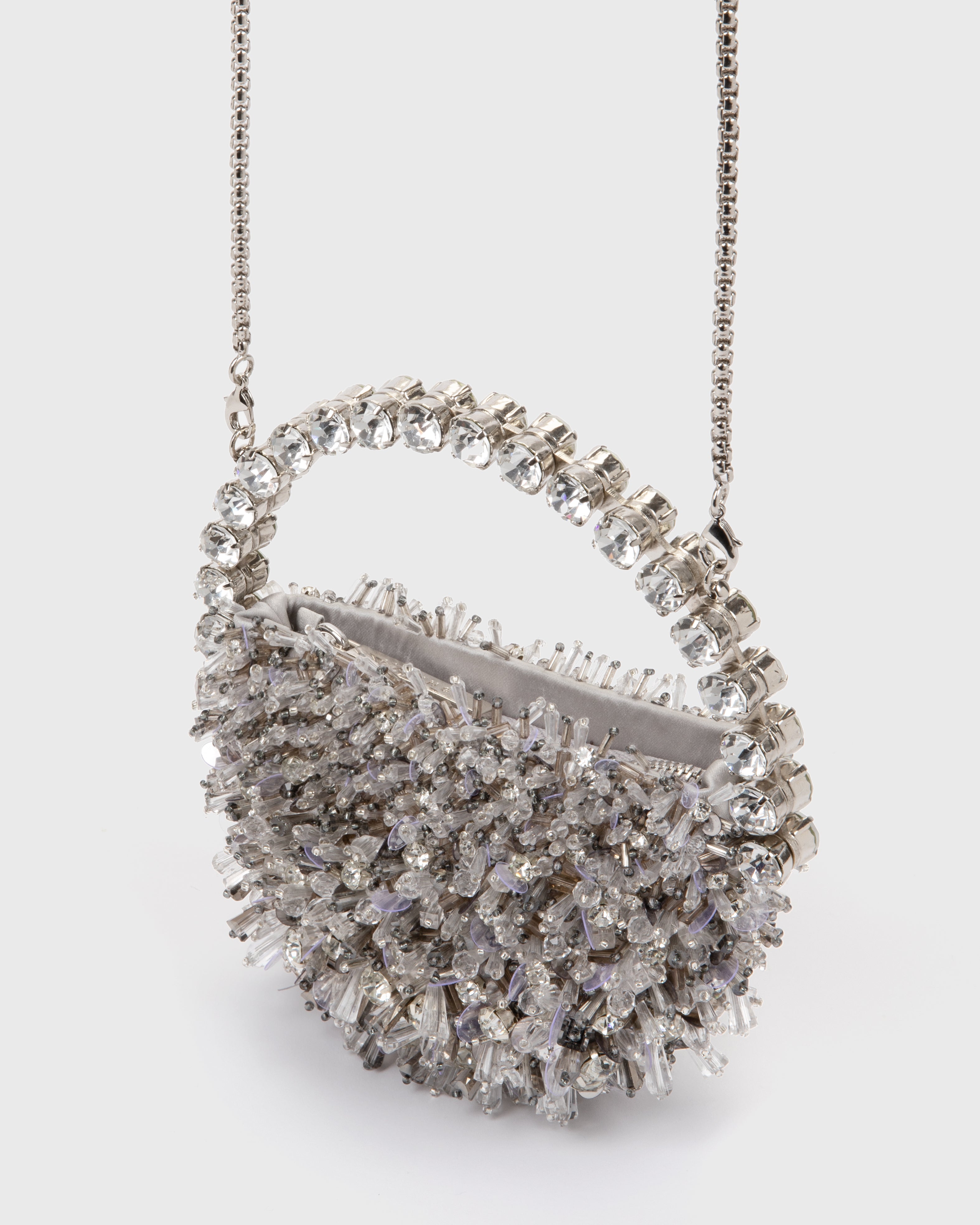 Crystal Micro Eternity Clutch