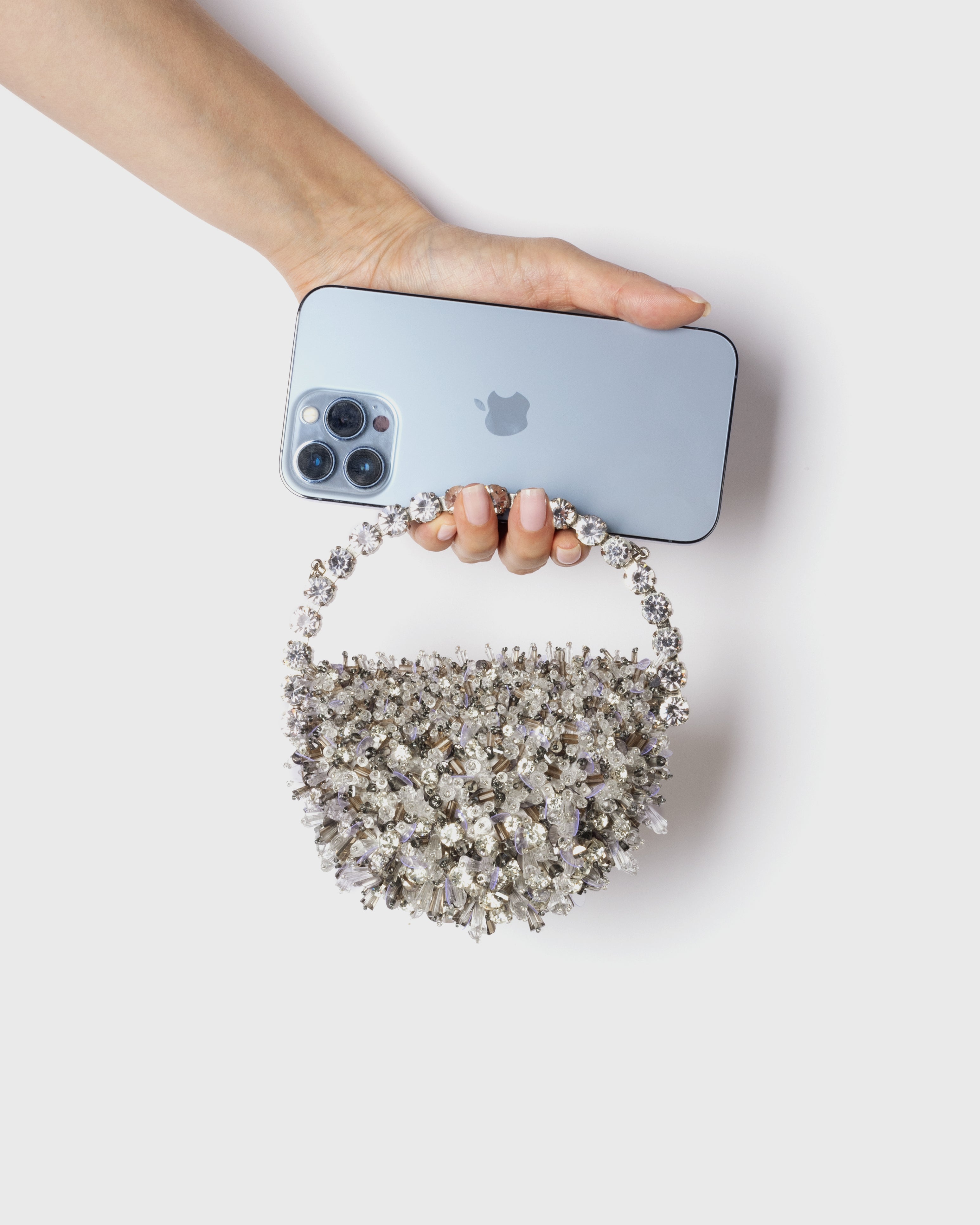 Crystal Micro Eternity Clutch