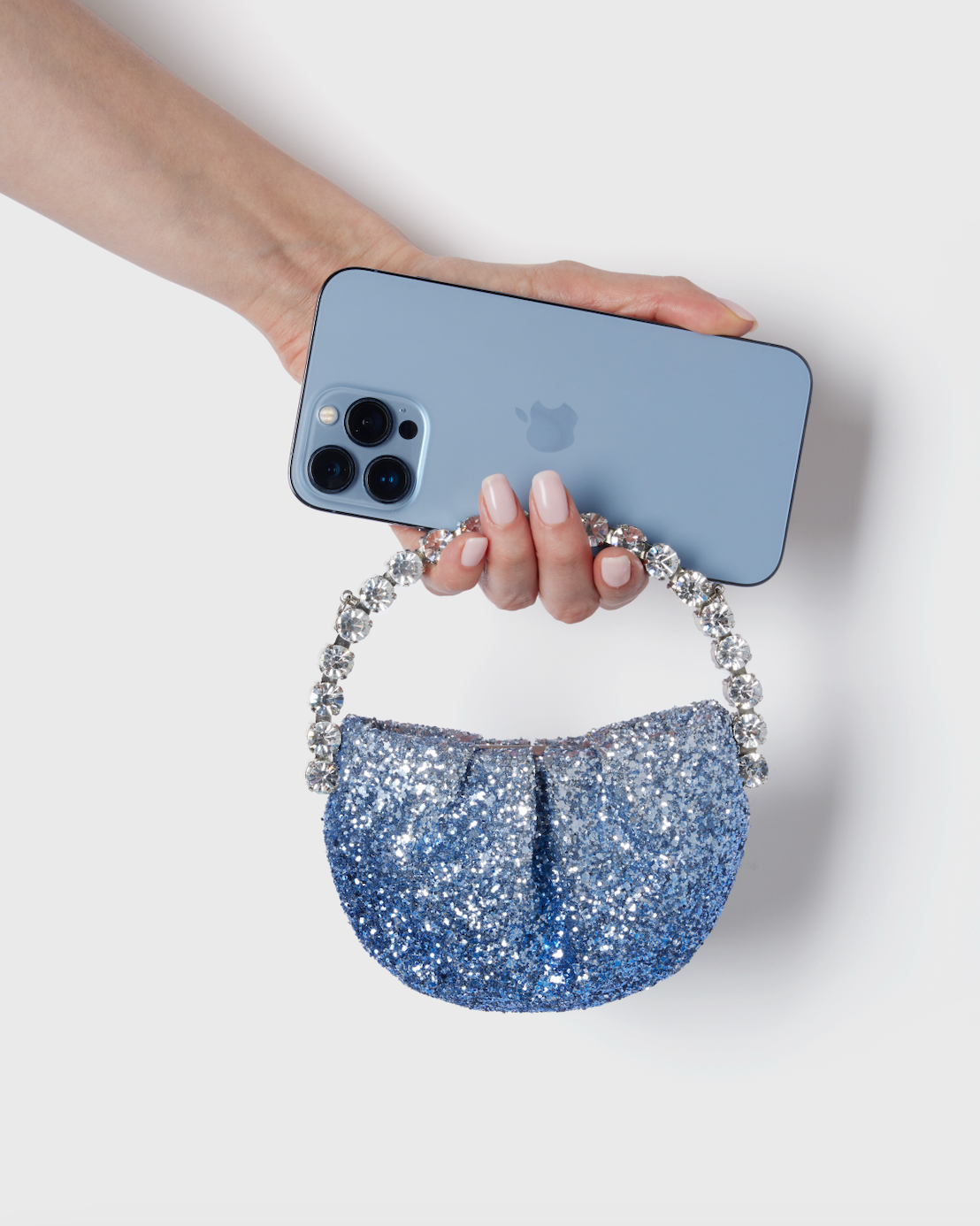 Blue Ombre Micro Eternity Clutch