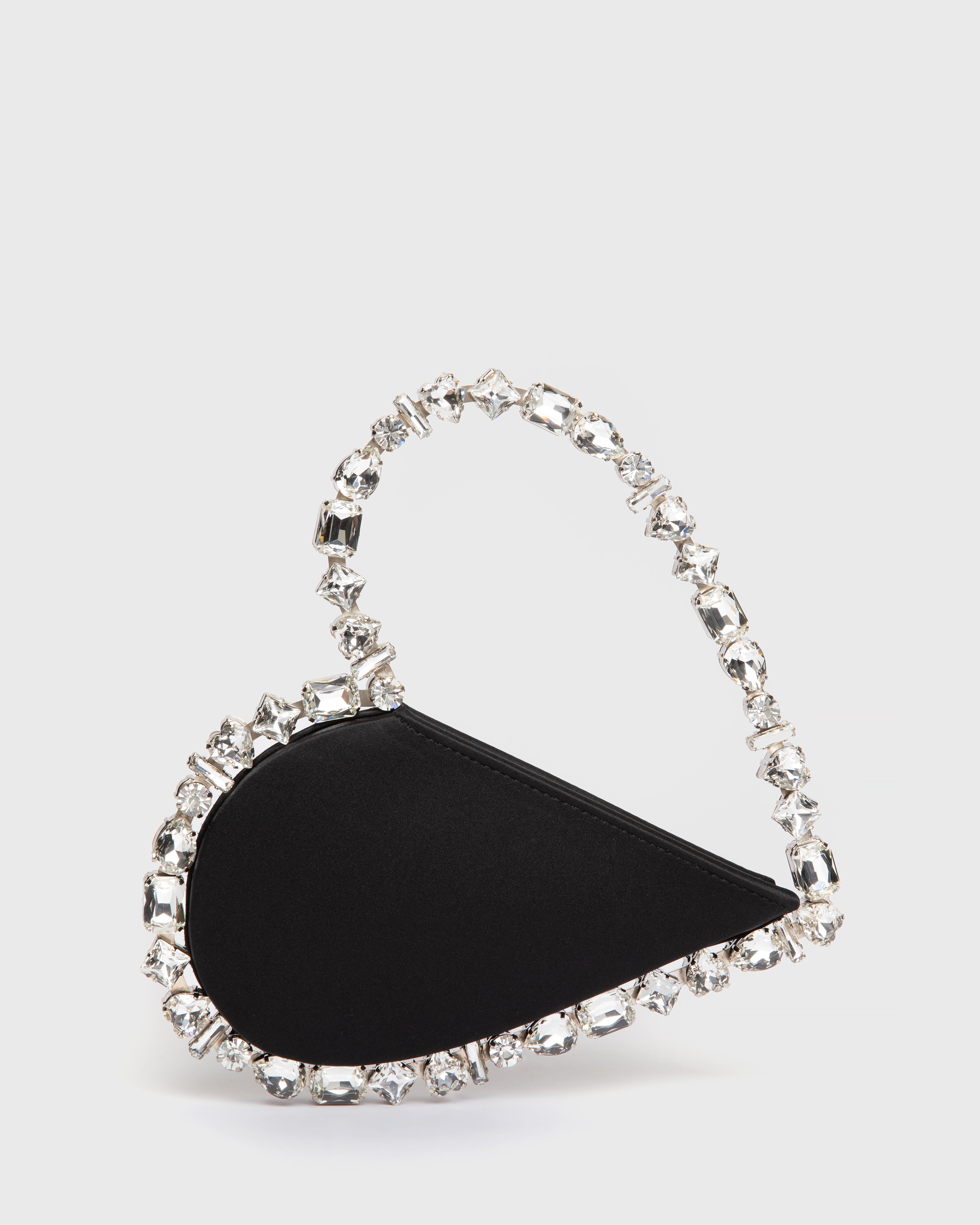 Black Taliya Love Clutch