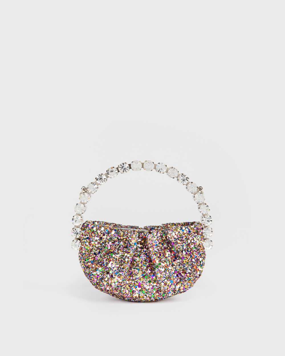 Rainbow Glitter Micro Eternity Clutch