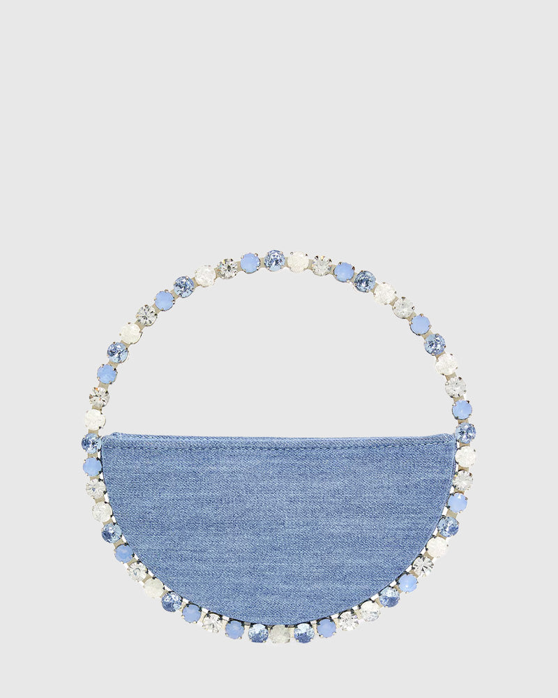 Denim Eternity Clutch