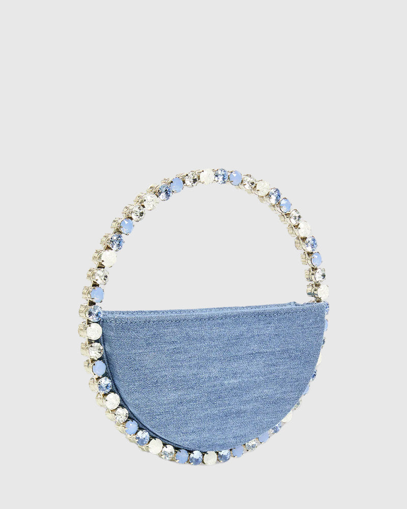 Denim Eternity Clutch