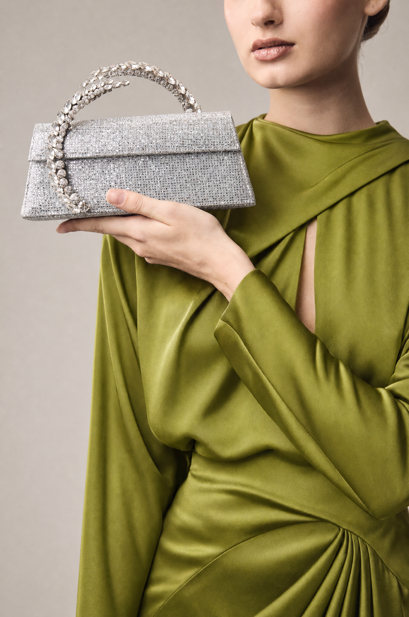 Glitter Lace Karma Clutch