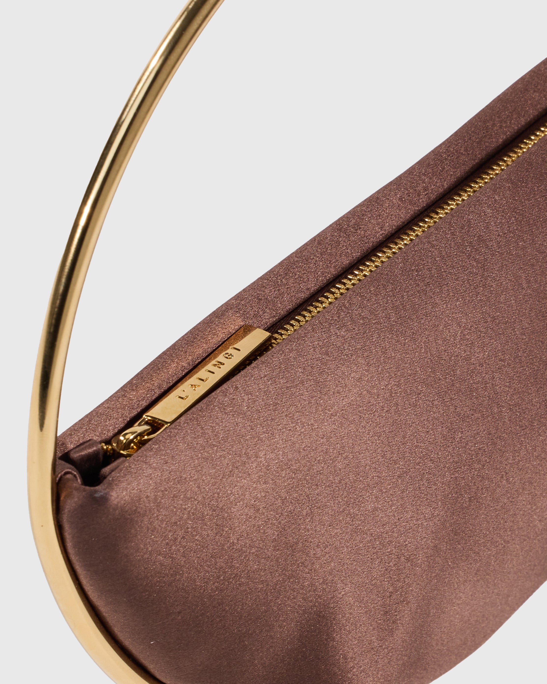 Brown Key Eternity Clutch