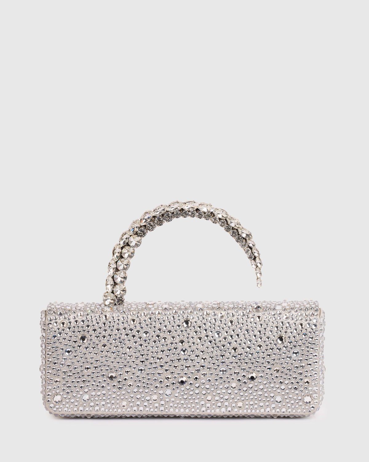 Silver Hotfix Malika Clutch