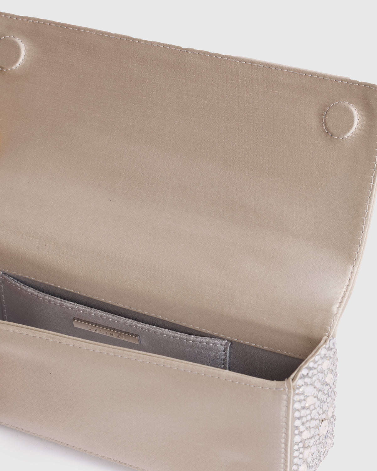 Silver Hotfix Malika Clutch