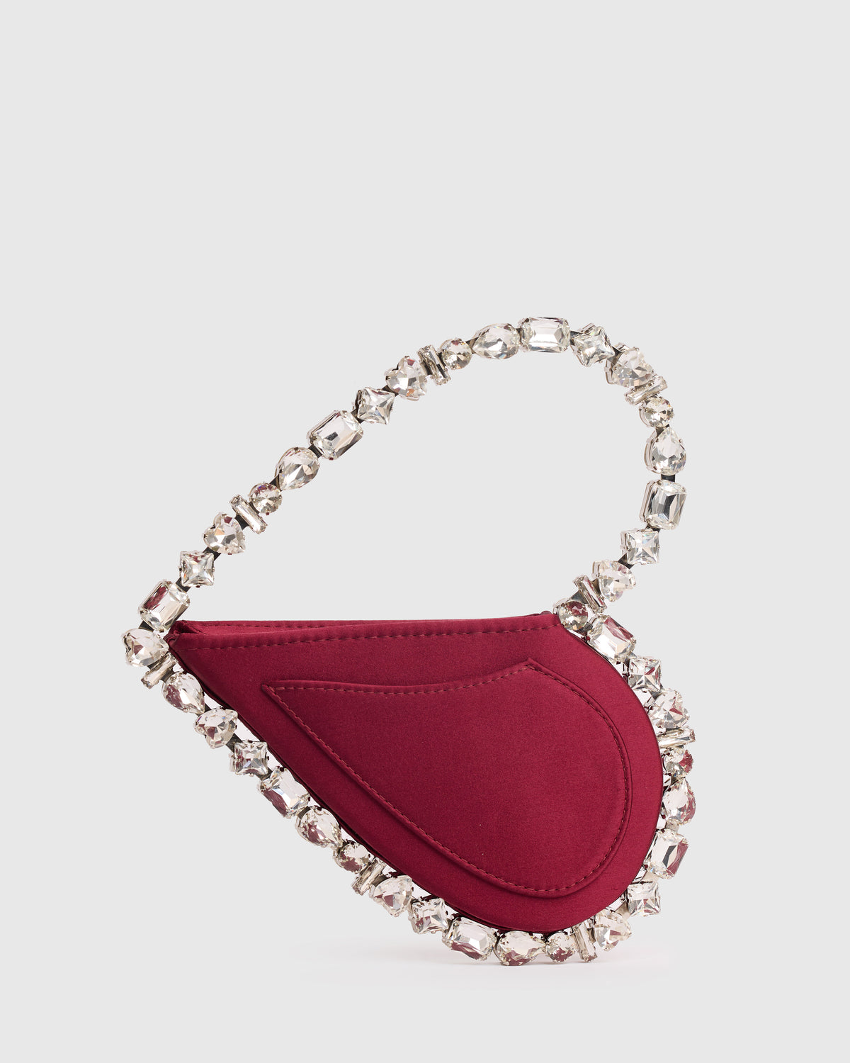 Burgundy Taliya Love Clutch