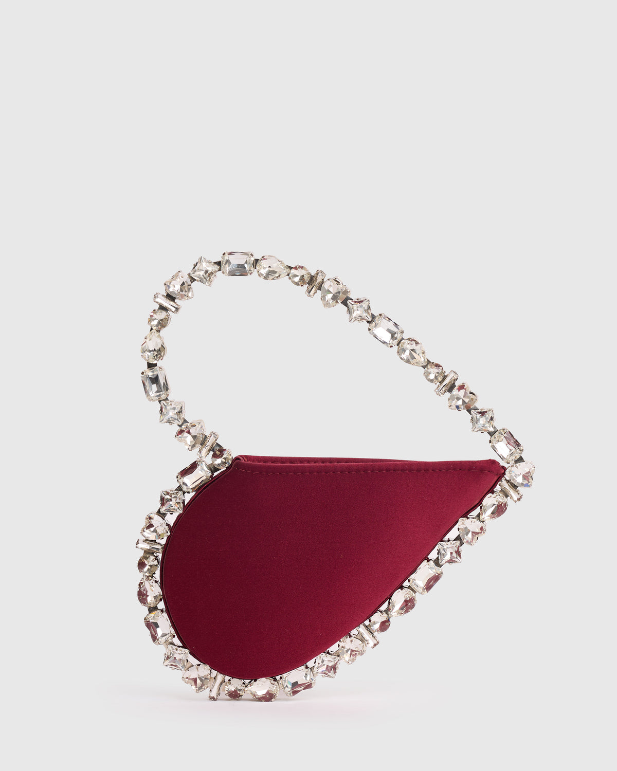 Burgundy Taliya Love Clutch