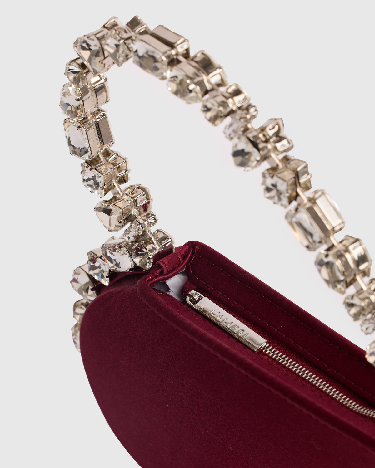 Burgundy Taliya Love Clutch