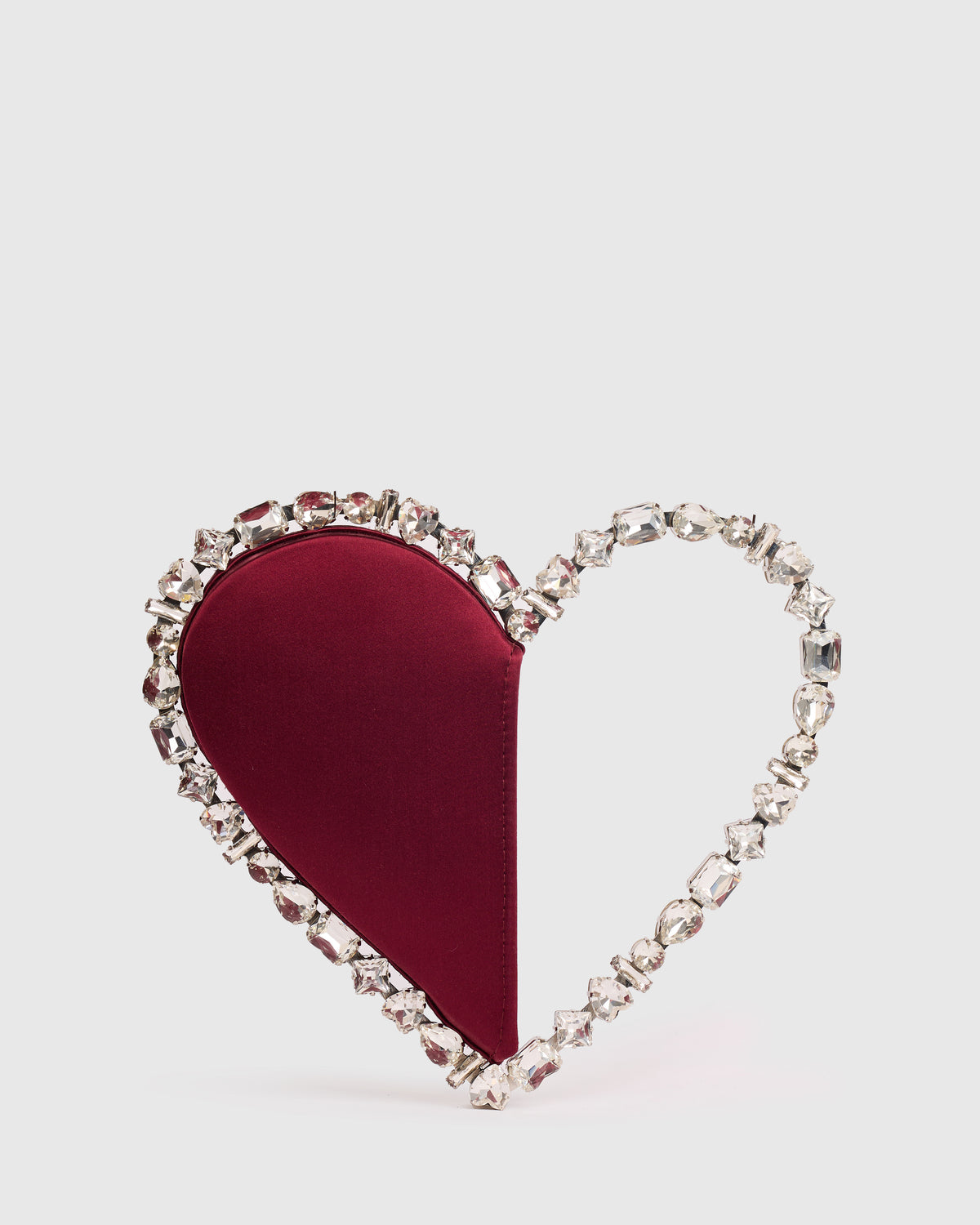 Burgundy Taliya Love Clutch