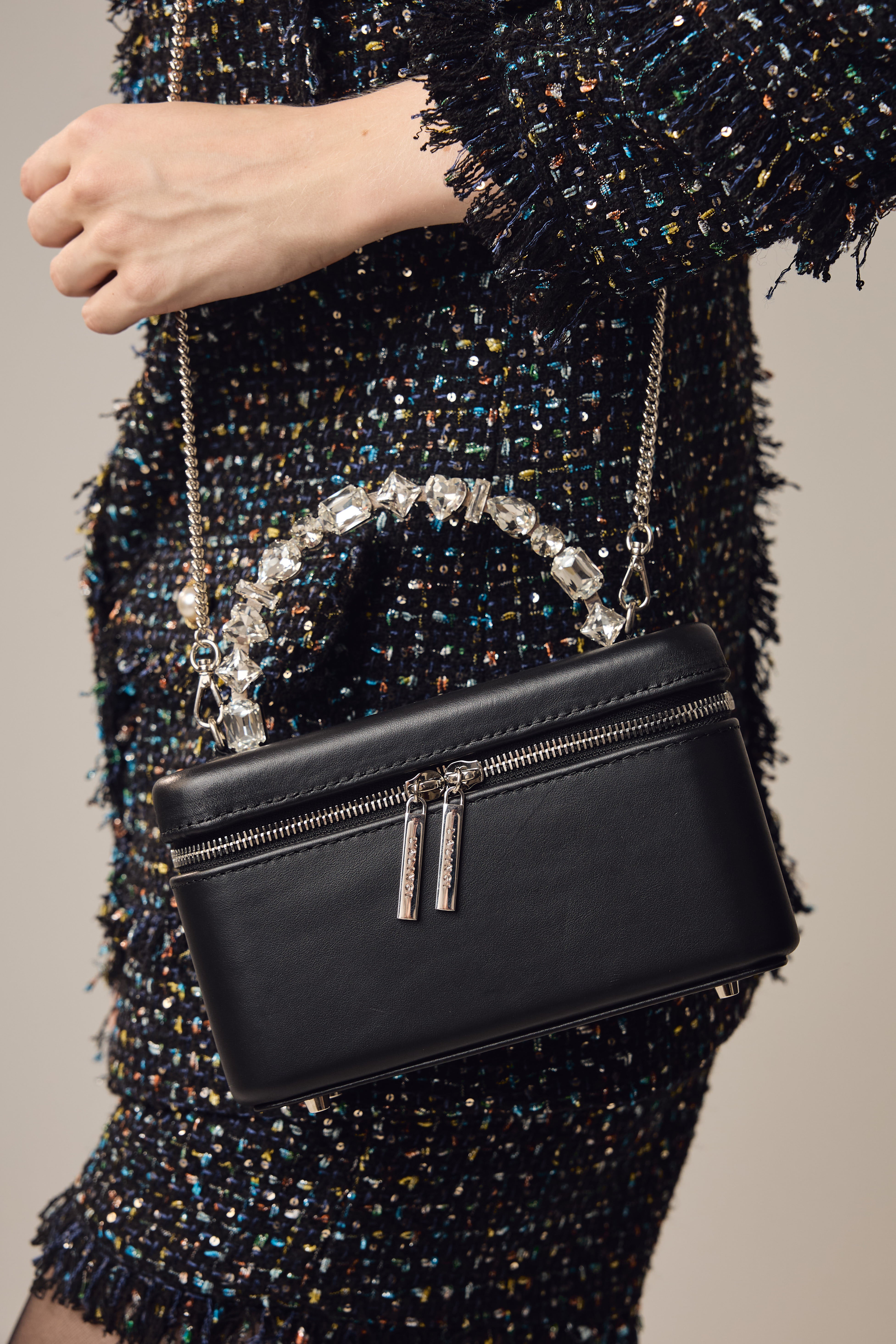 Black Taliya Vanity Bag