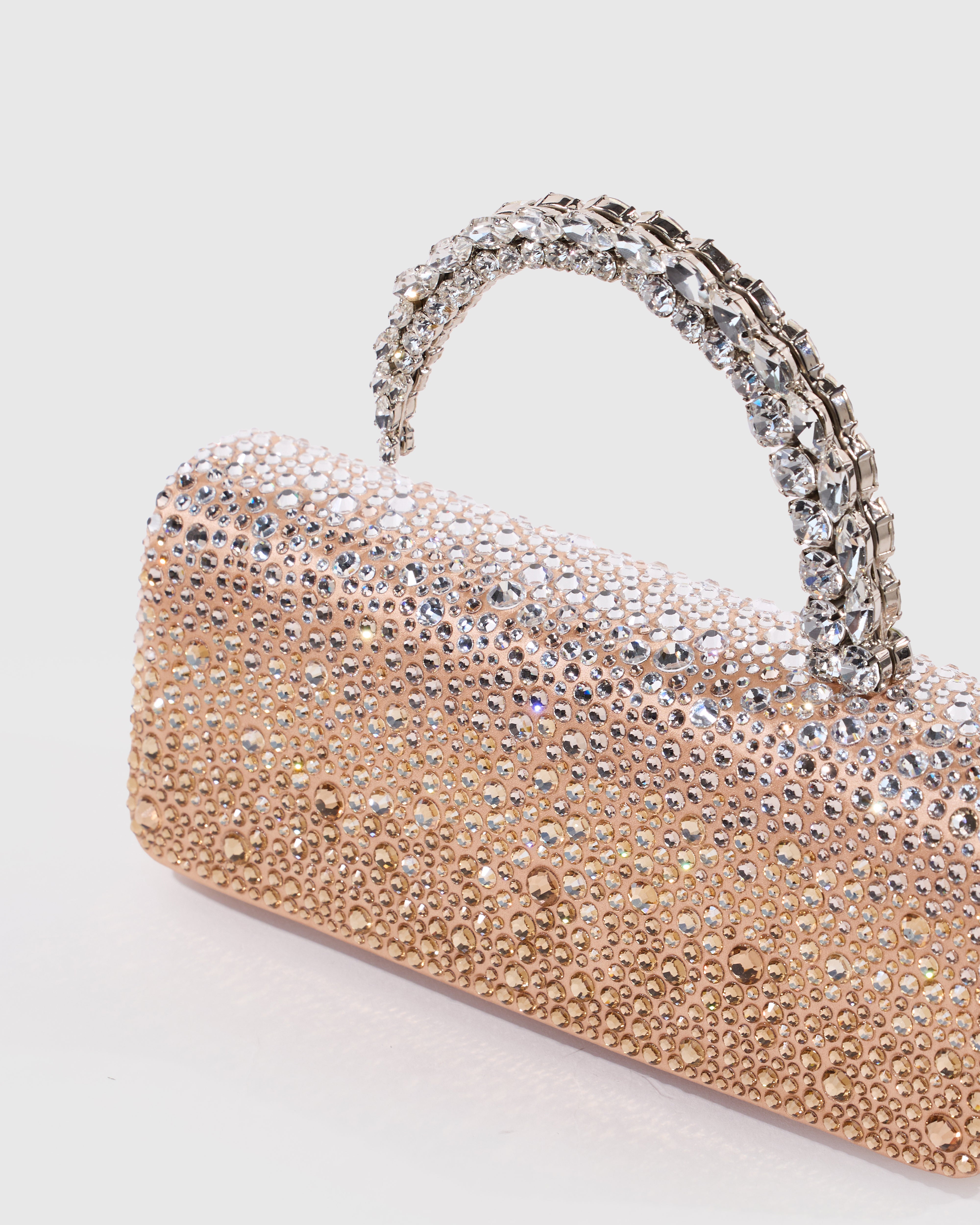 Champagne Hotfix Malika Clutch