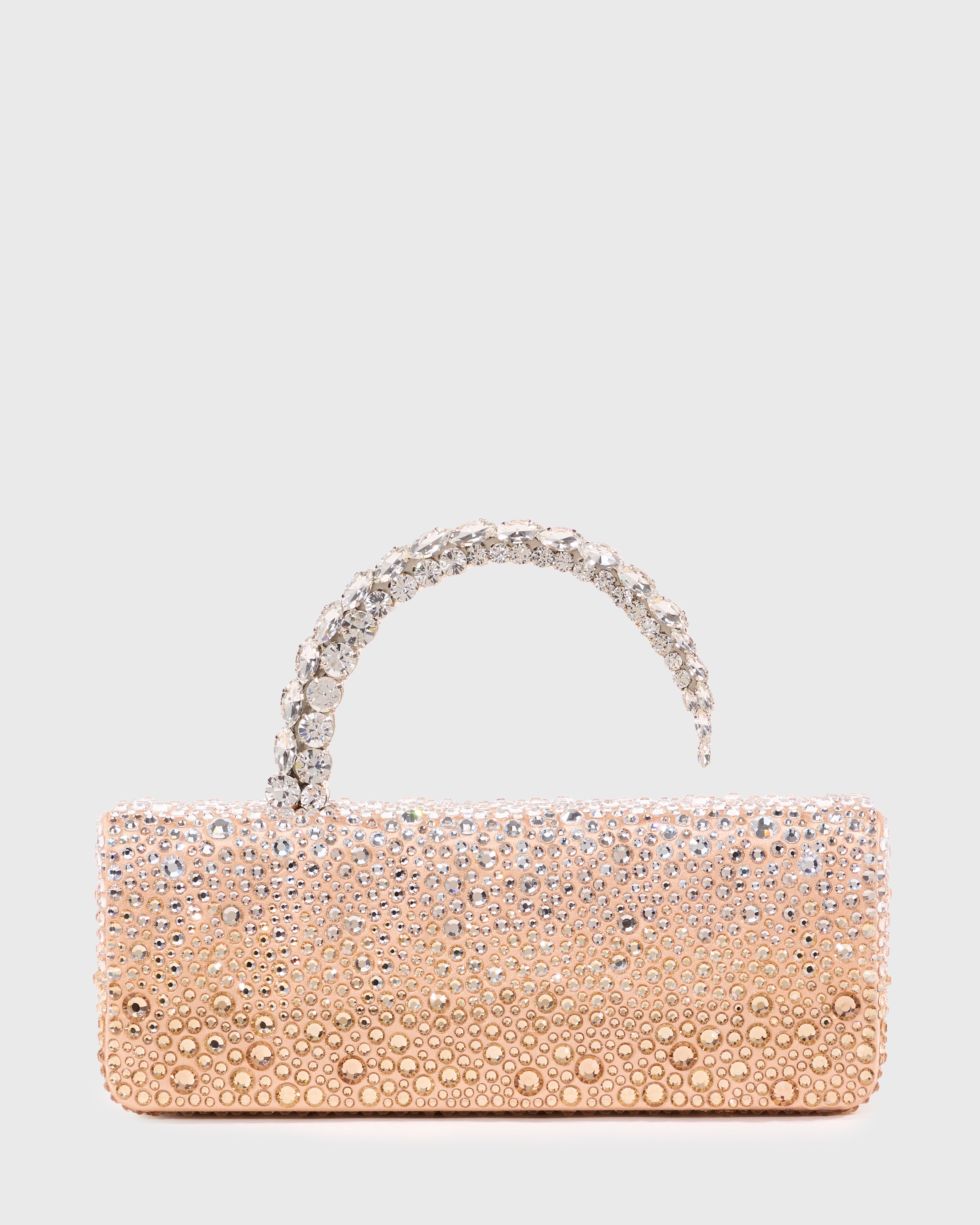 Champagne Hotfix Malika Clutch