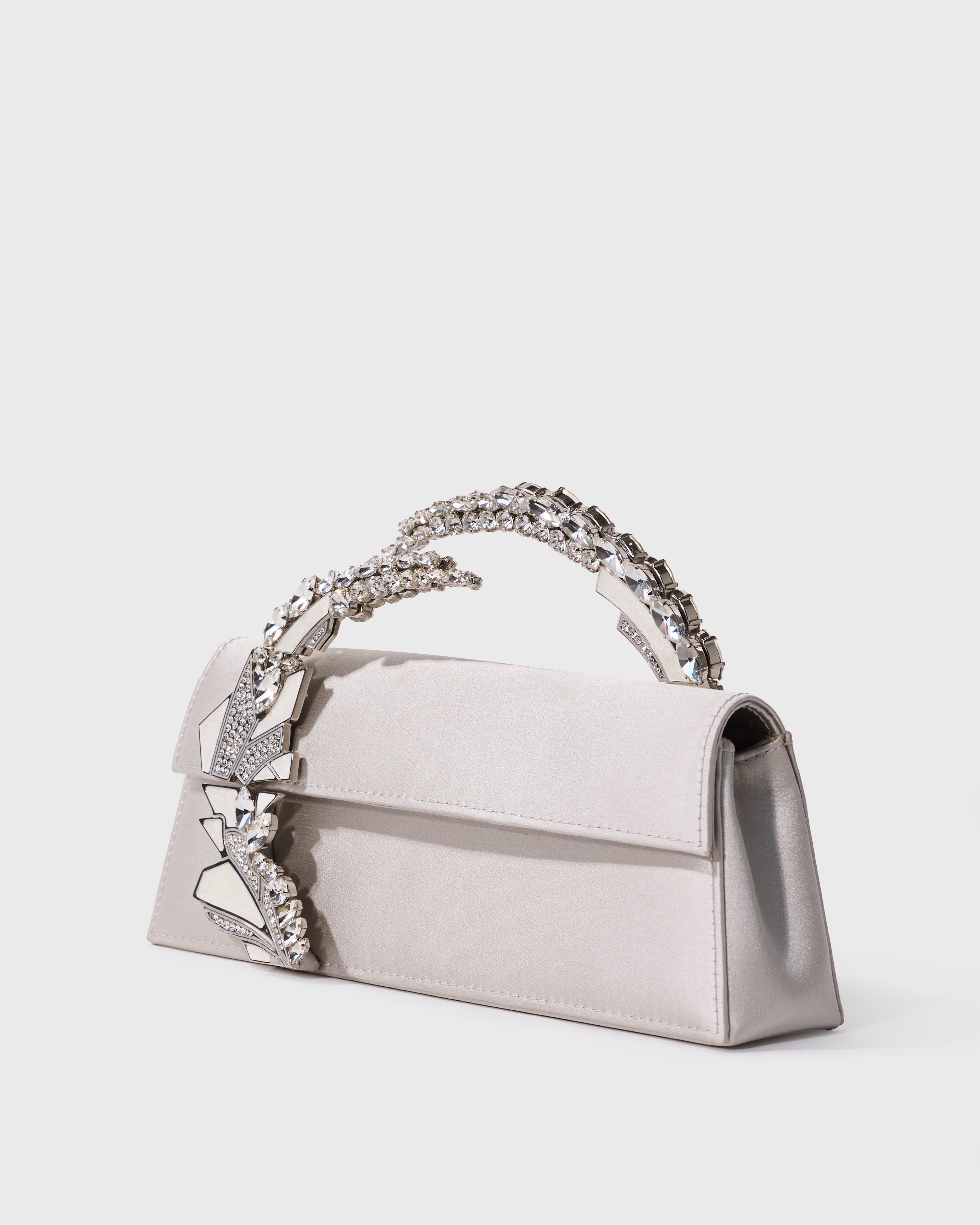 Silver Oasis Clutch