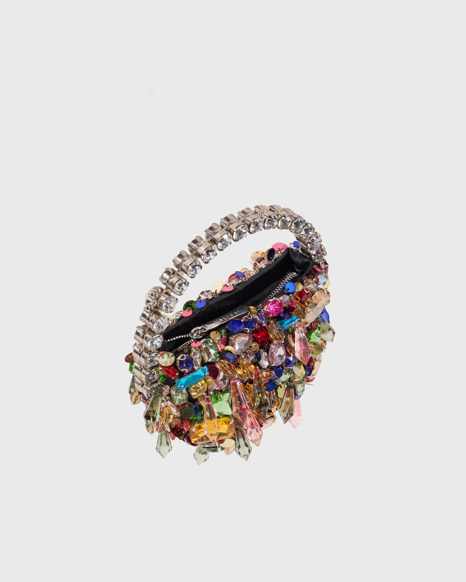 Rainbow Crystal Micro Eternity Clutch