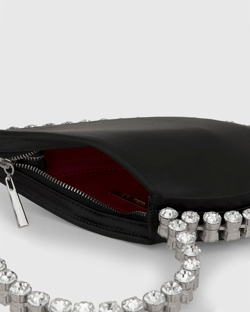 L'alingi London Black Love Luxury Clutch